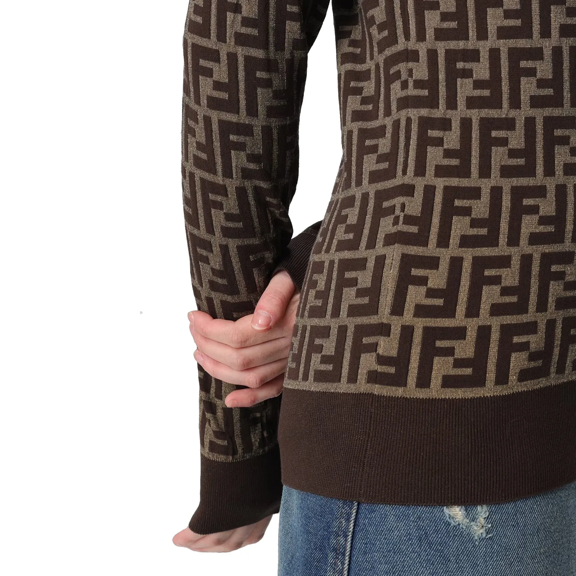 Fendi Cotton FF Sweater sold by Siebentaschen product image thumbnail 4