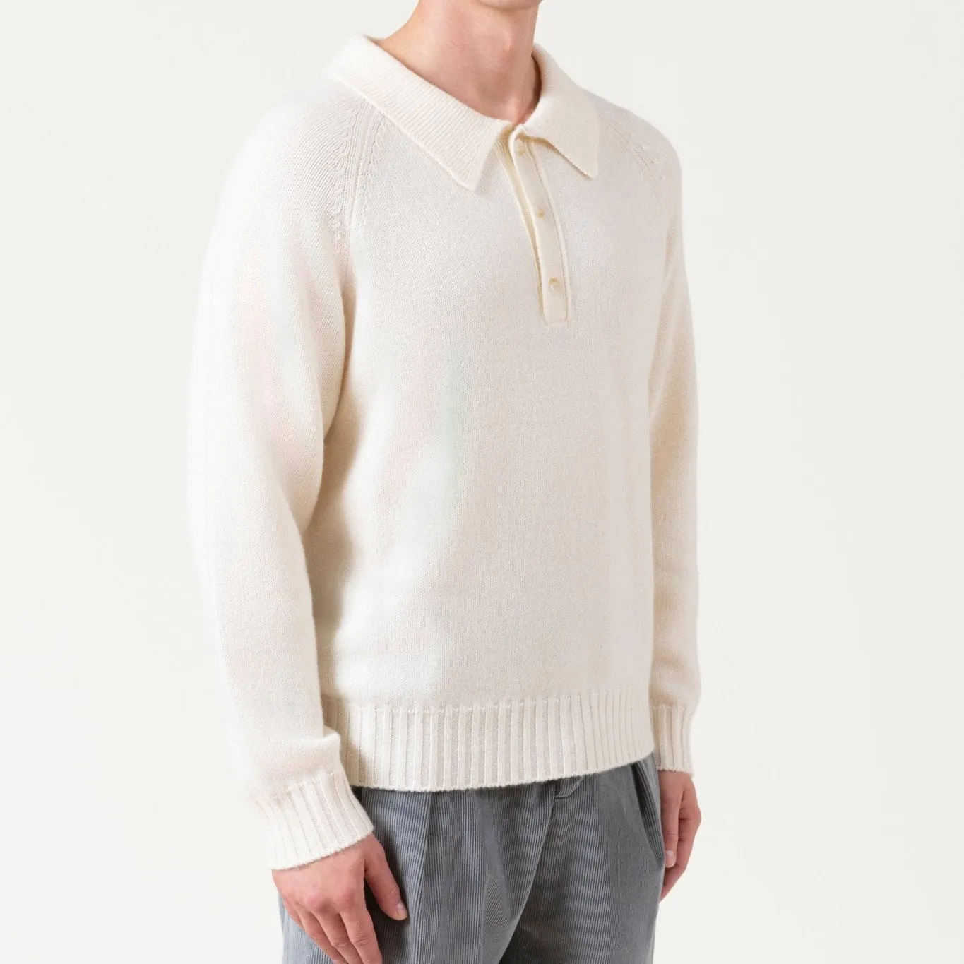 Autore Wool and Cashmere Burton Polo Sweater sold by Siebentaschen product image thumbnail 2