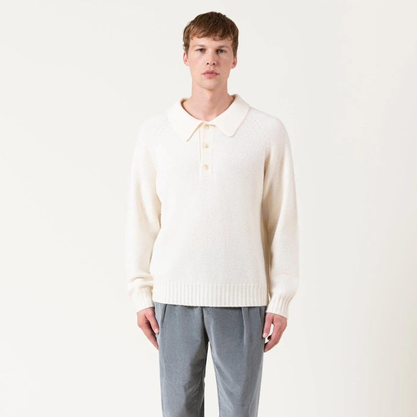 Autore Wool and Cashmere Burton Polo Sweater sold by Siebentaschen product image thumbnail 3