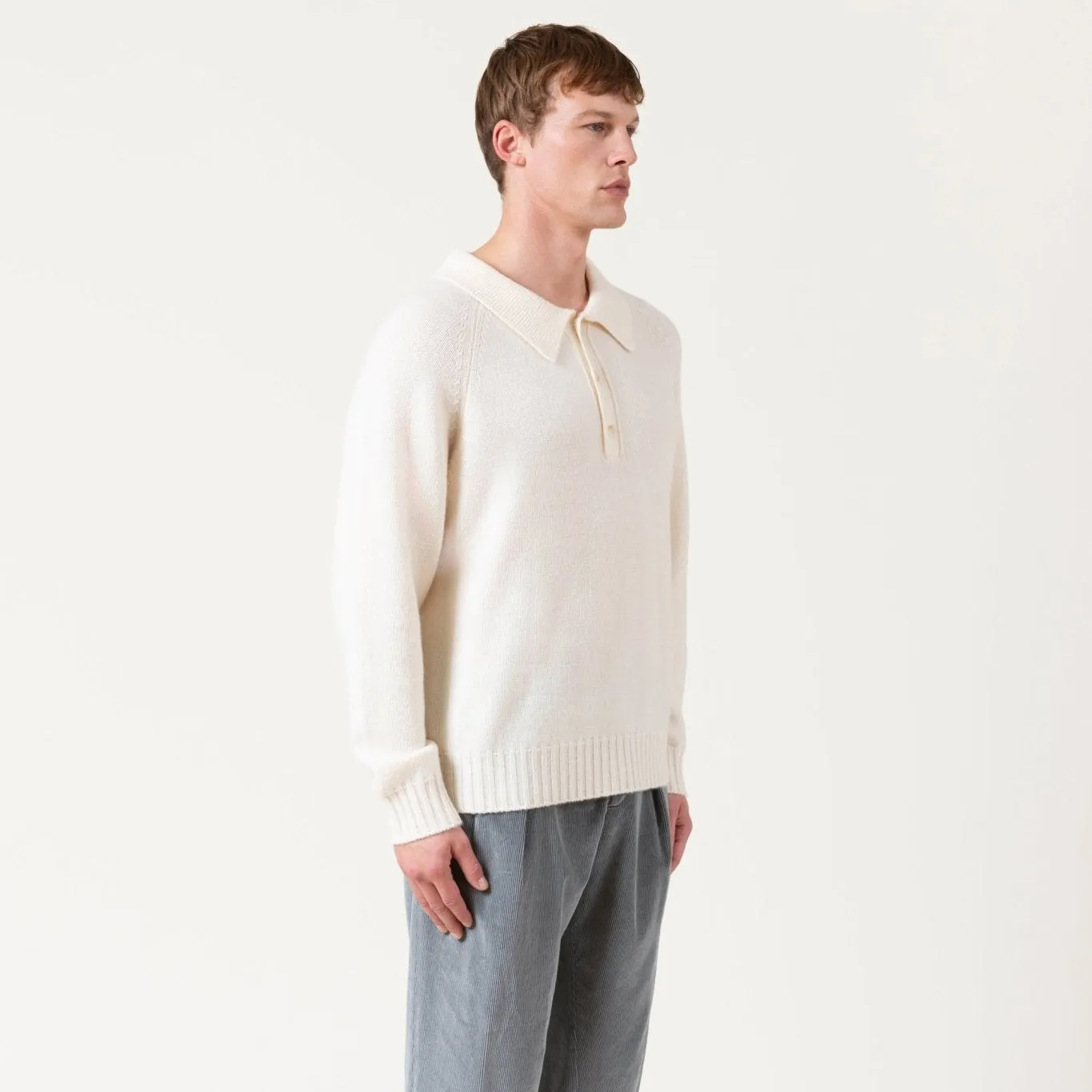Autore Wool and Cashmere Burton Polo Sweater sold by Siebentaschen product image thumbnail 4