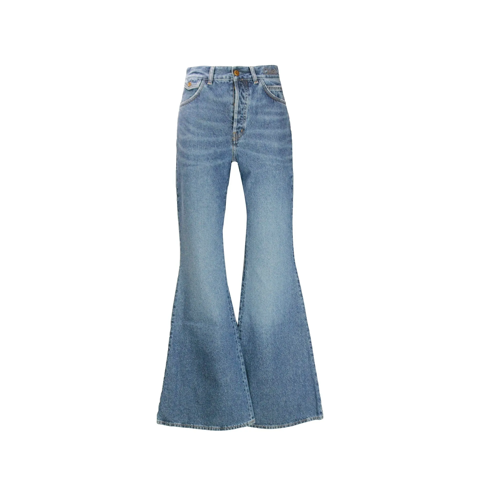 Chloe' Wide Leg Denim Jeans sold by Siebentaschen product image thumbnail 4