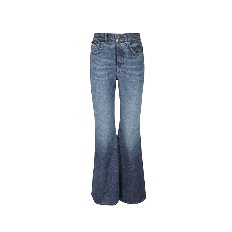 Chloé Merapi Cotton Denim Jeans sold by Siebentaschen