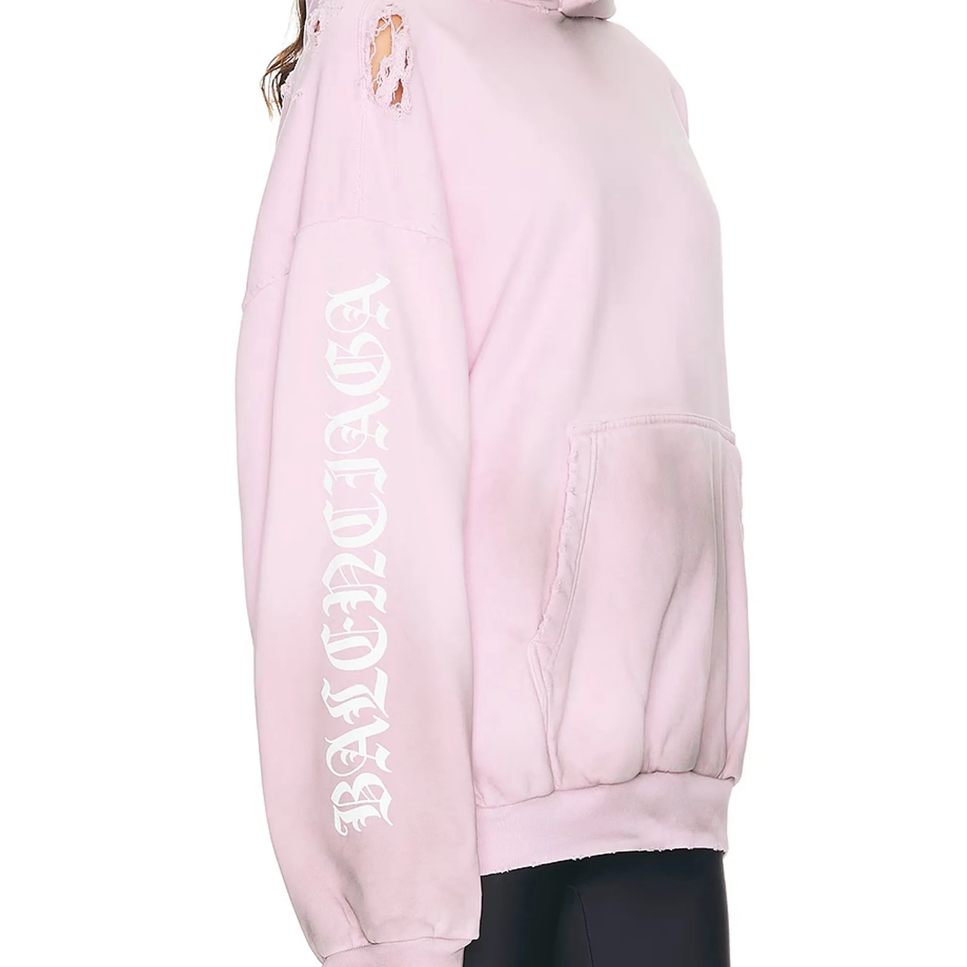 Balenciaga Stencil Medium Fit Hooded Sweatshirt sold by Siebentaschen product image thumbnail 4