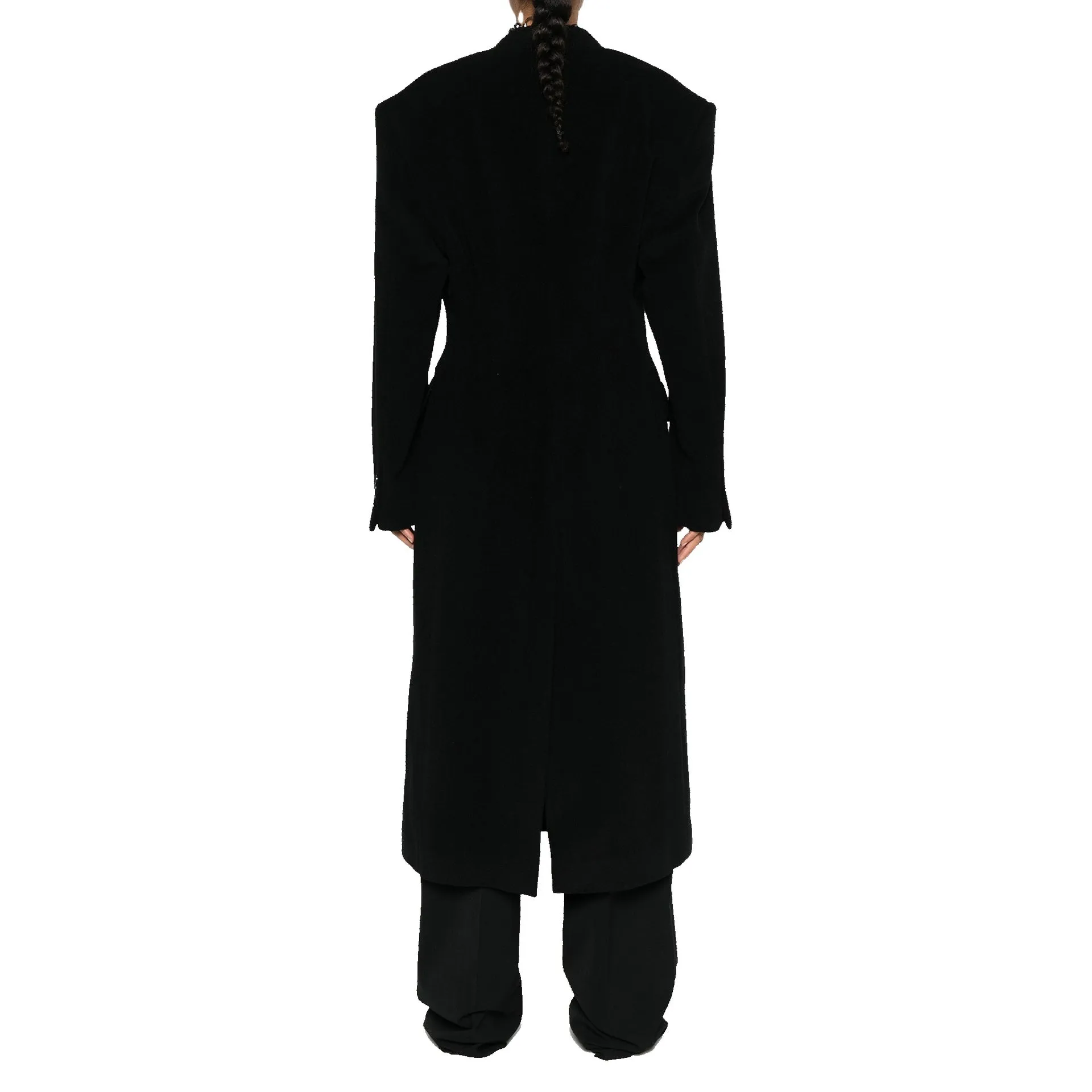 Balenciaga Cashmere And Wool Cinched Coat sold by Siebentaschen product image thumbnail 3