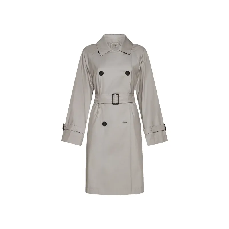 Max Mara The Cube Blend Cotton Trench Coat sold by Siebentaschen