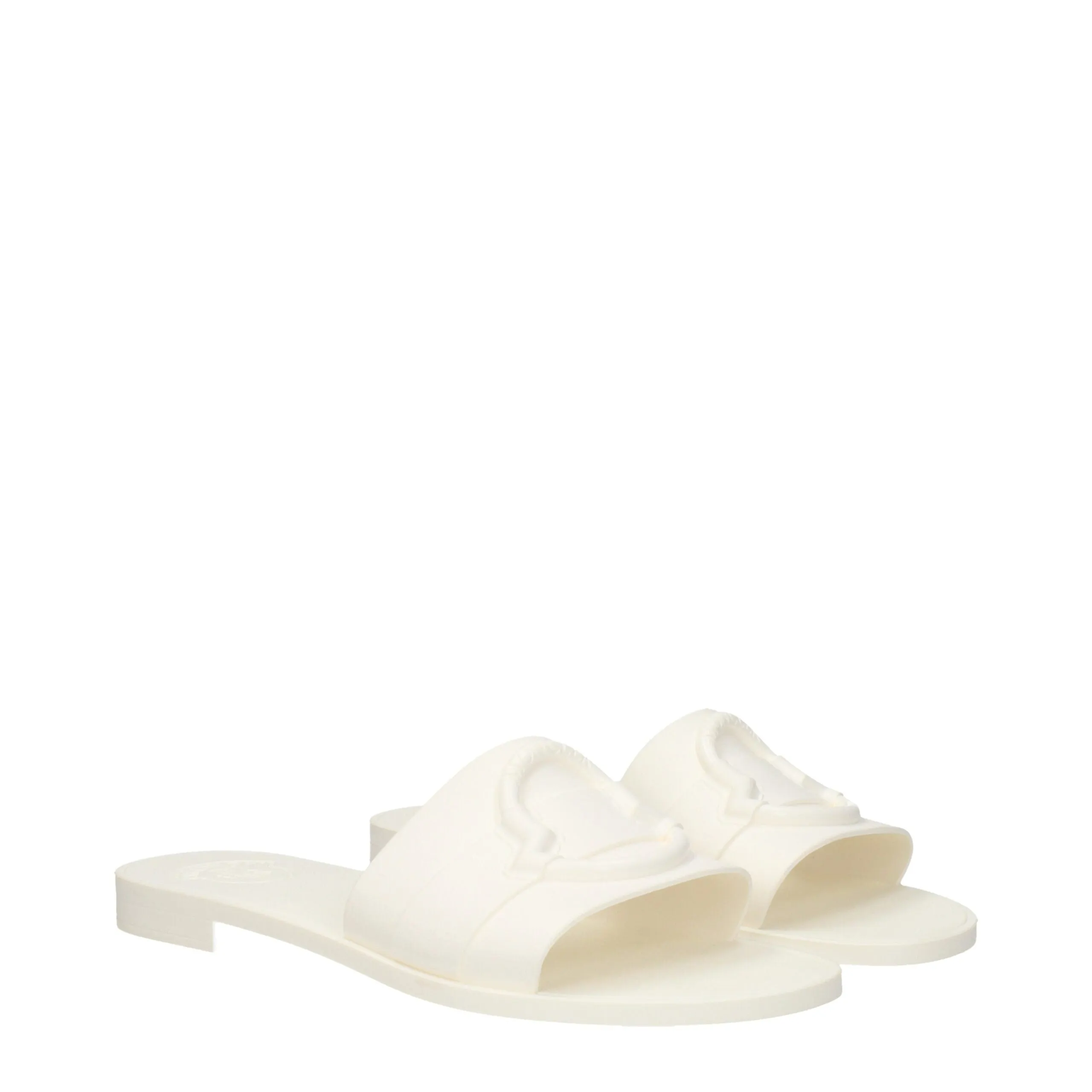 Moncler White Cotton Slippers sold by Siebentaschen product image thumbnail 2