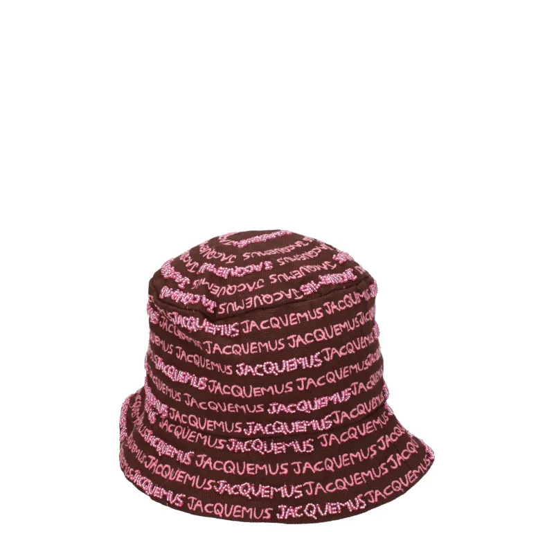 Jacquemus Brown Cotton Bucket Hat sold by Siebentaschen