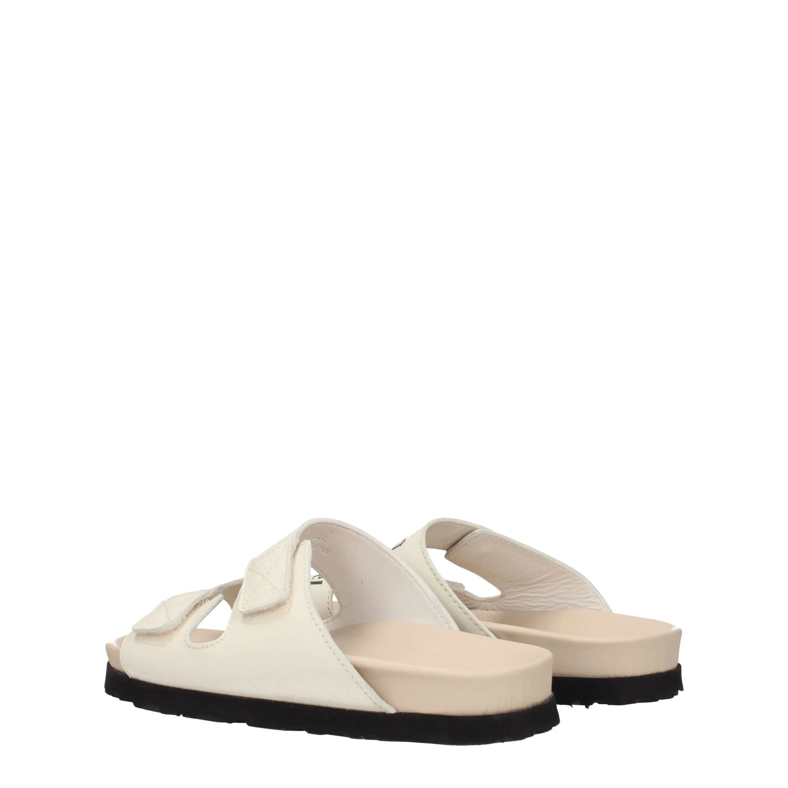 Palm Angels Beige Leather Flat Sandals sold by Siebentaschen product image thumbnail 4