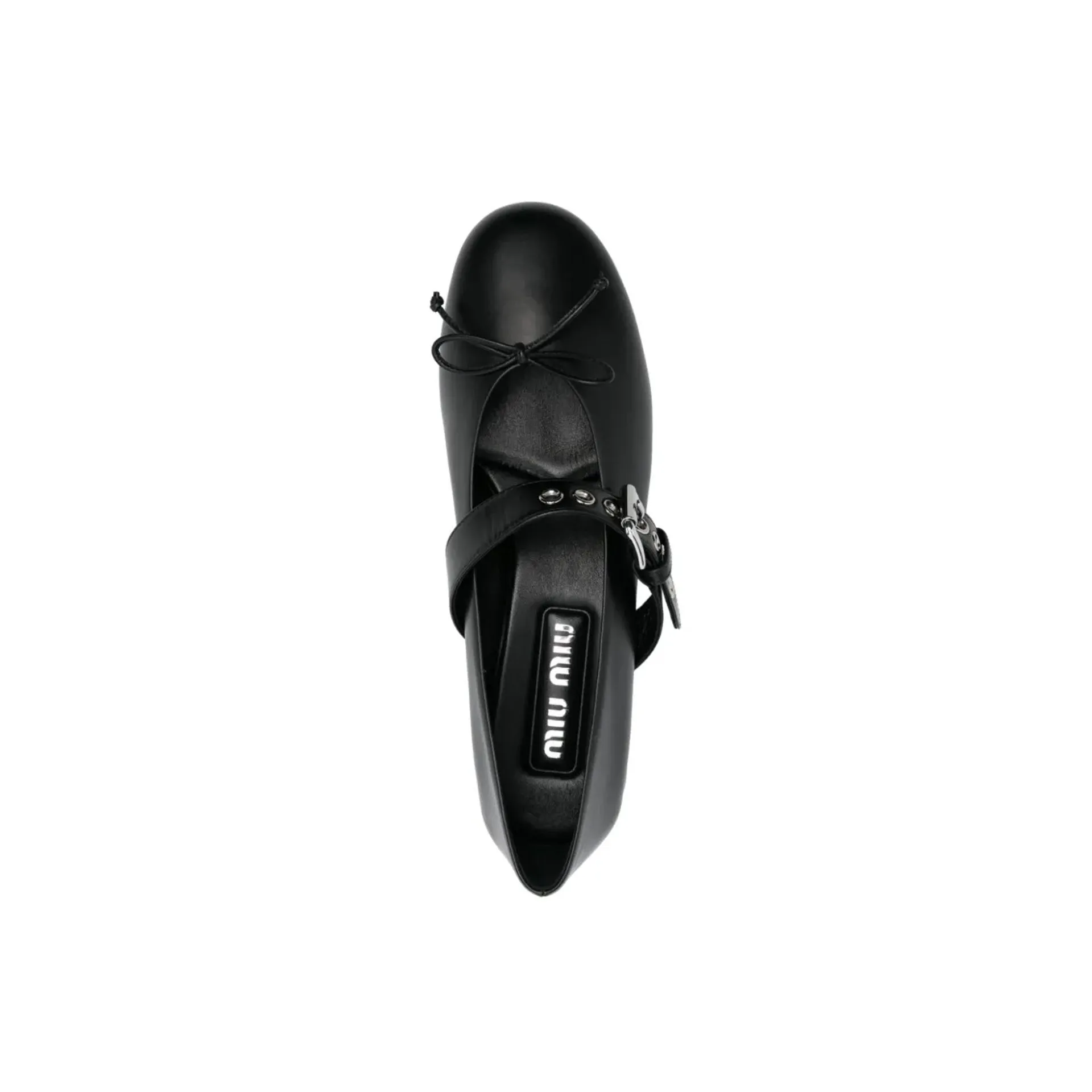 Miu Miu Leather Ballerina Pumps sold by Siebentaschen product image thumbnail 4