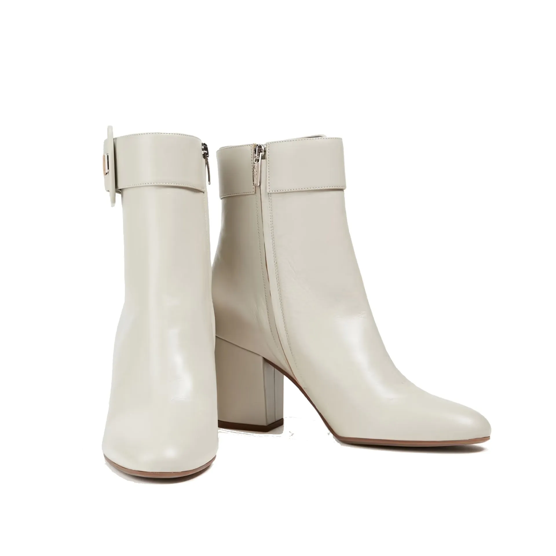 Sergio Rossi Buckled Leather Ankle Boots sold by Siebentaschen product image thumbnail 2