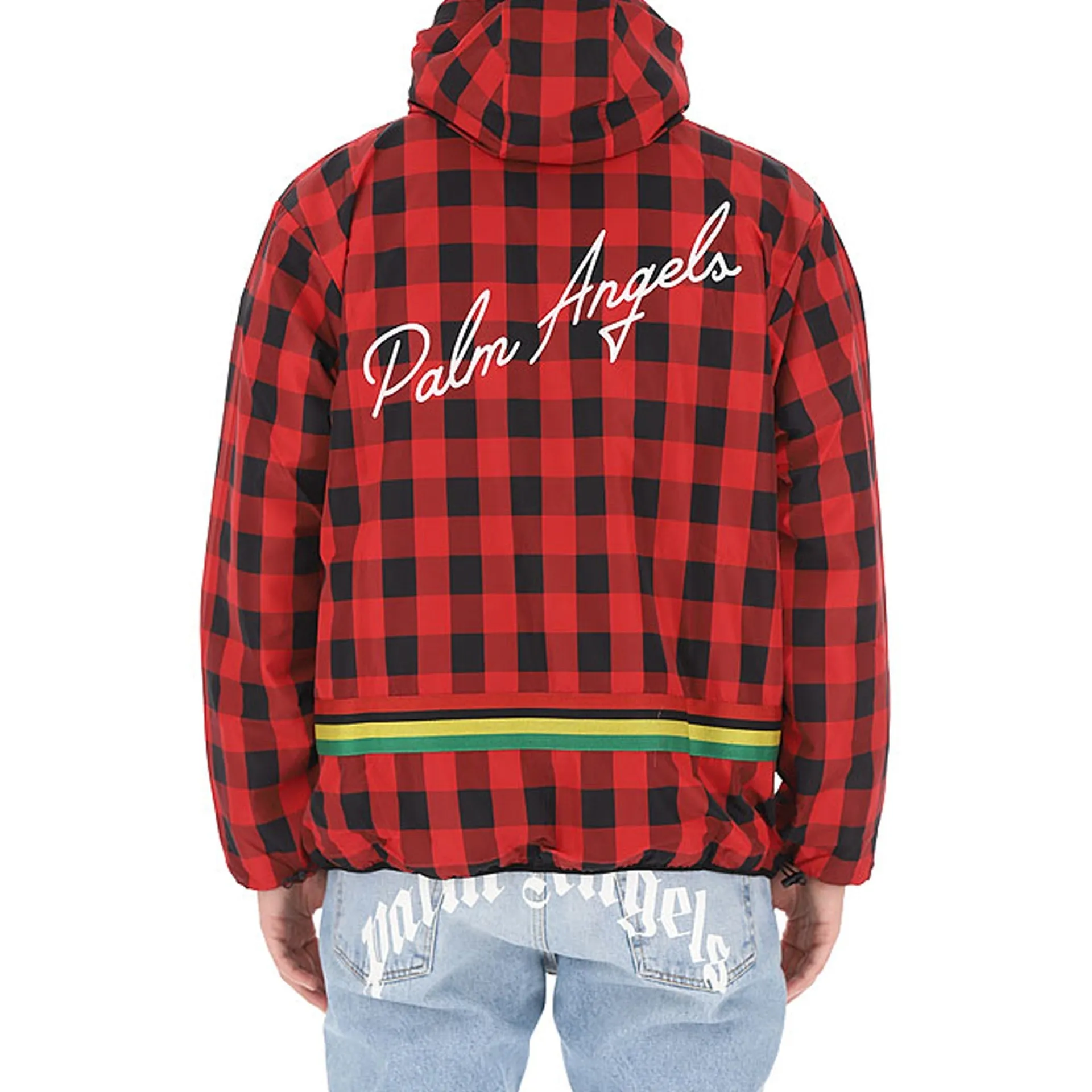 Palm Angels Checked Windbreaker Jacket sold by Siebentaschen product image thumbnail 3