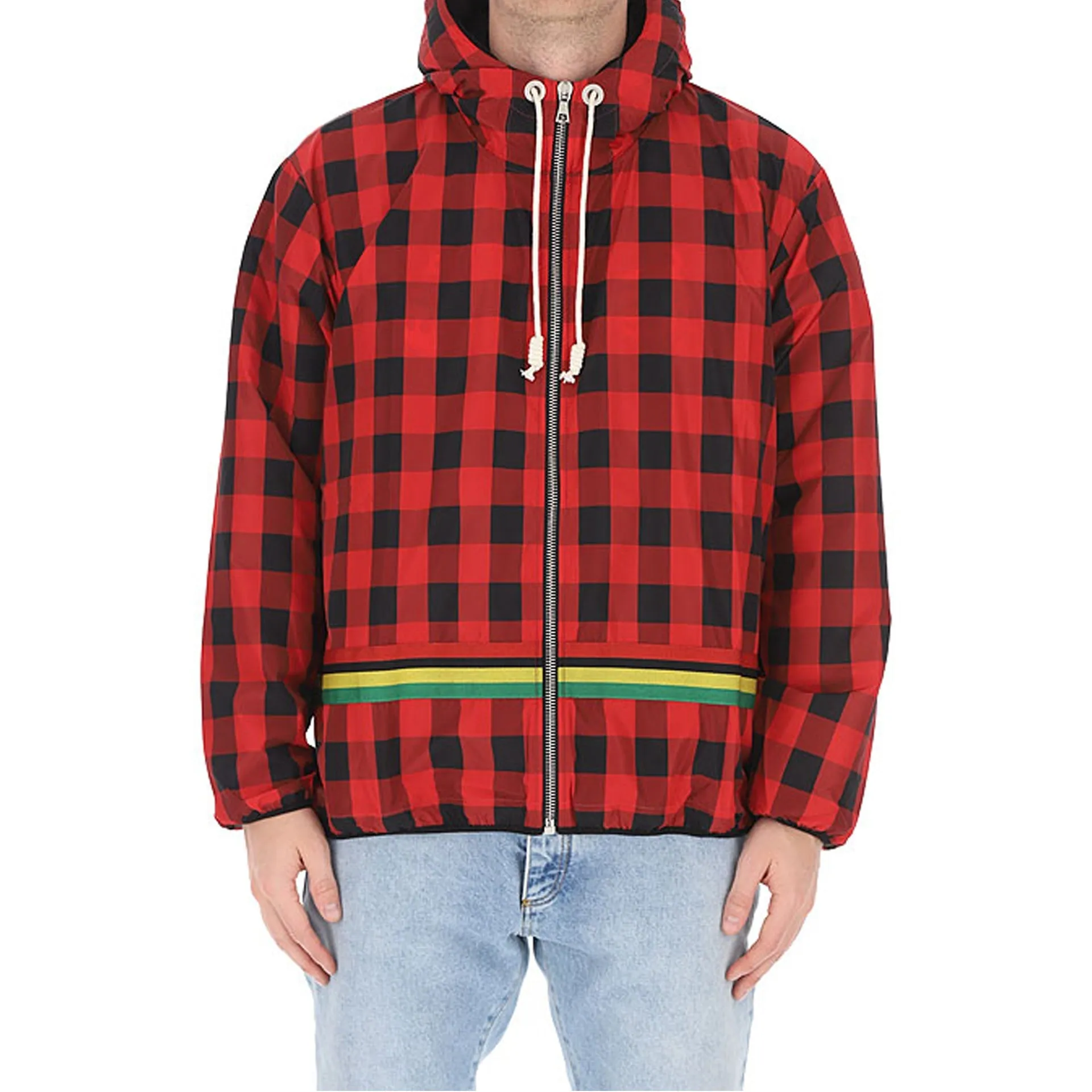 Palm Angels Checked Windbreaker Jacket sold by Siebentaschen product image thumbnail 2