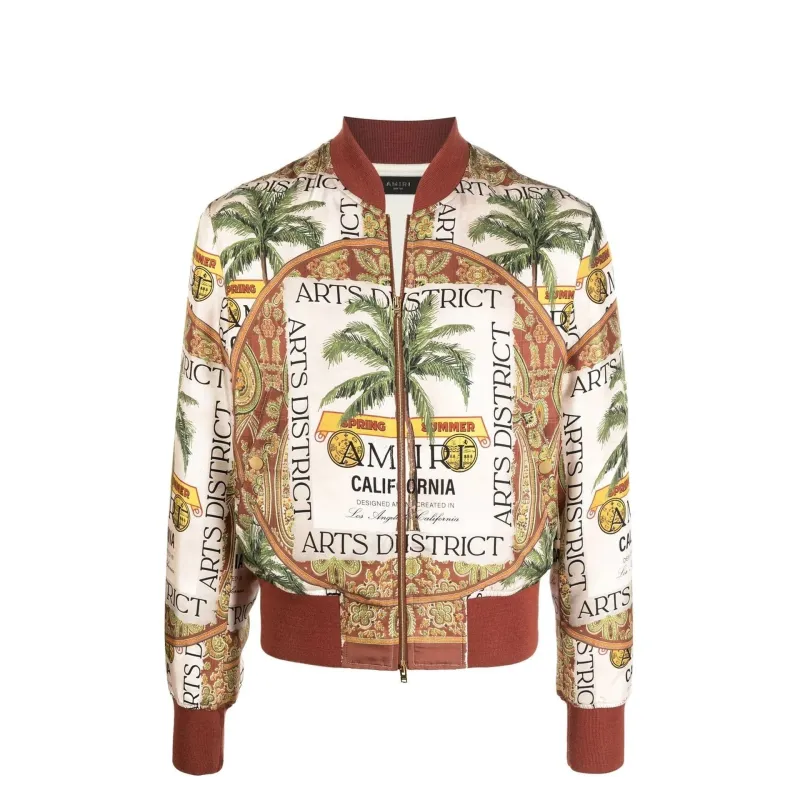 Amiri Printed Silk Jacket sold by Siebentaschen