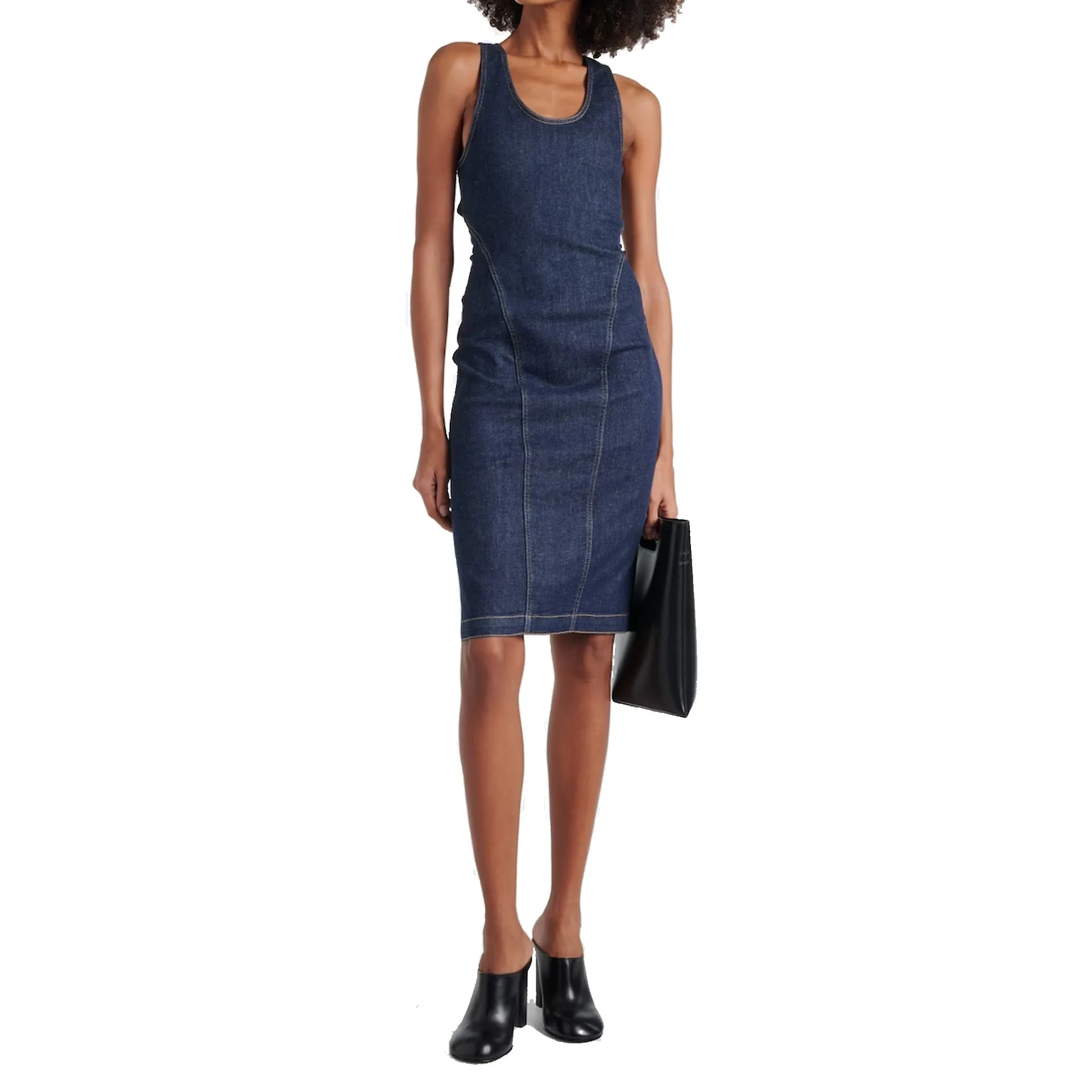 Alaia Sculpt Denim Dress sold by Siebentaschen product image thumbnail 2