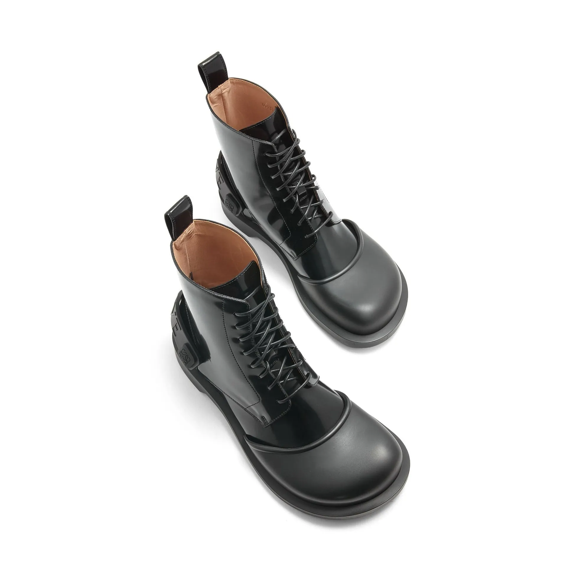 Loewe Leather Lace-Up Boots sold by Siebentaschen product image thumbnail 4