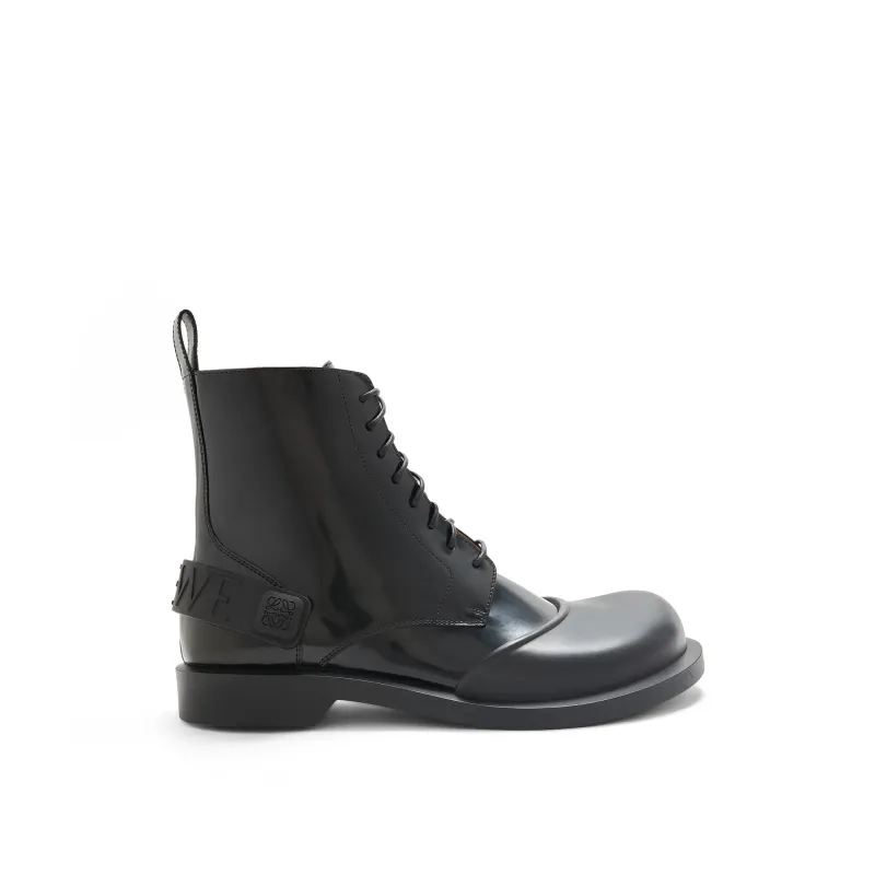 Loewe Leather Lace-Up Boots sold by Siebentaschen