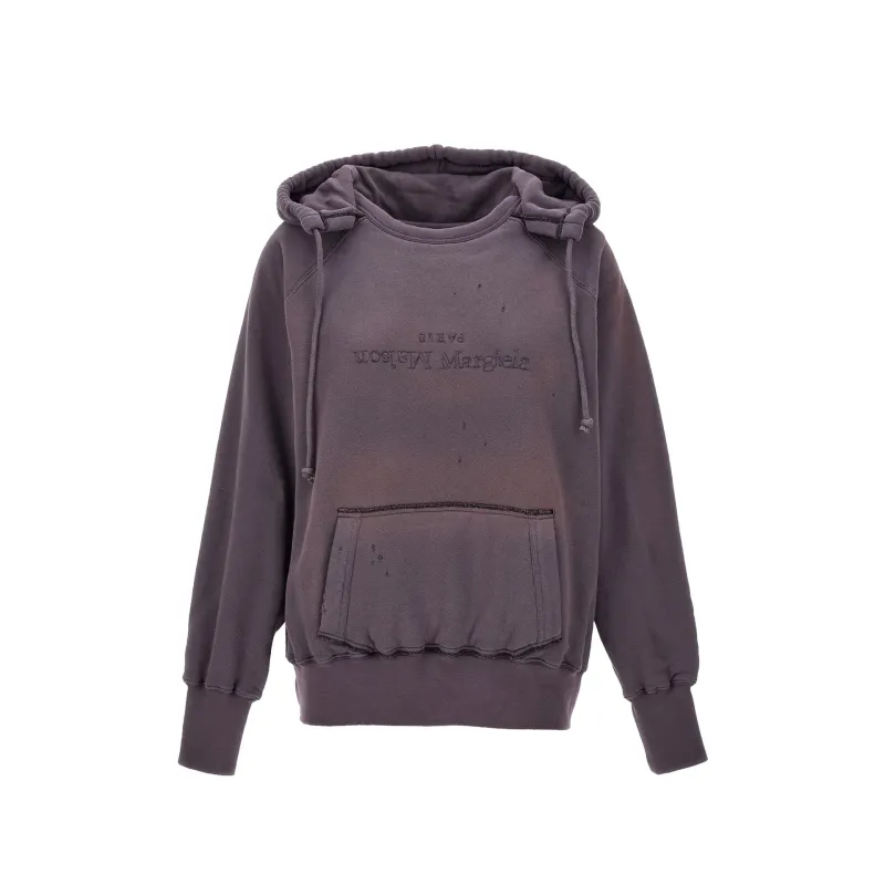 Maison Margiela Cotton Hooded Sweatshirt sold by Siebentaschen