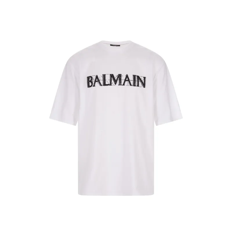 Balmain Oversize Cotton T-Shirt sold by Siebentaschen