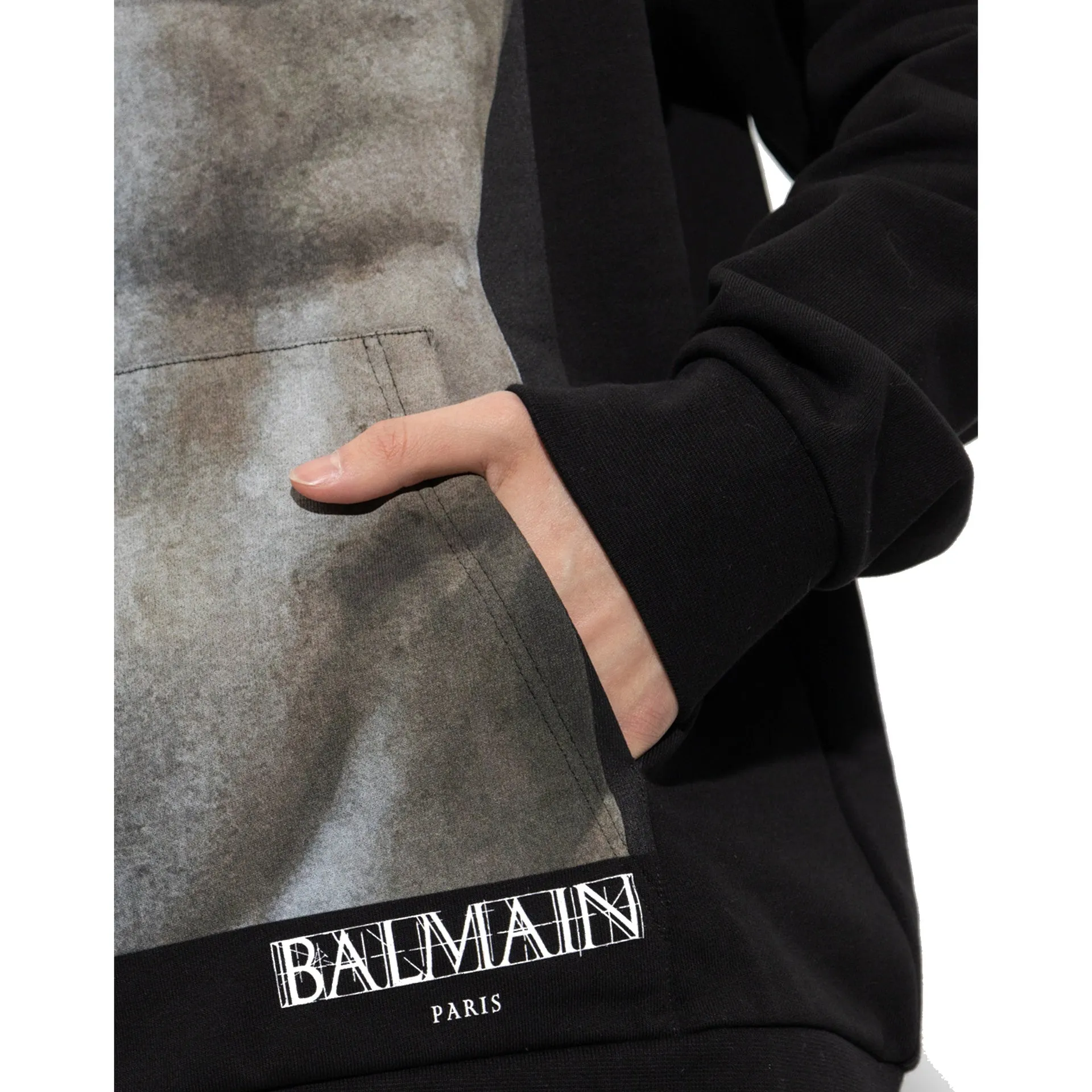Balmain Cotton Hoodie Sweatshirt sold by Siebentaschen product image thumbnail 4