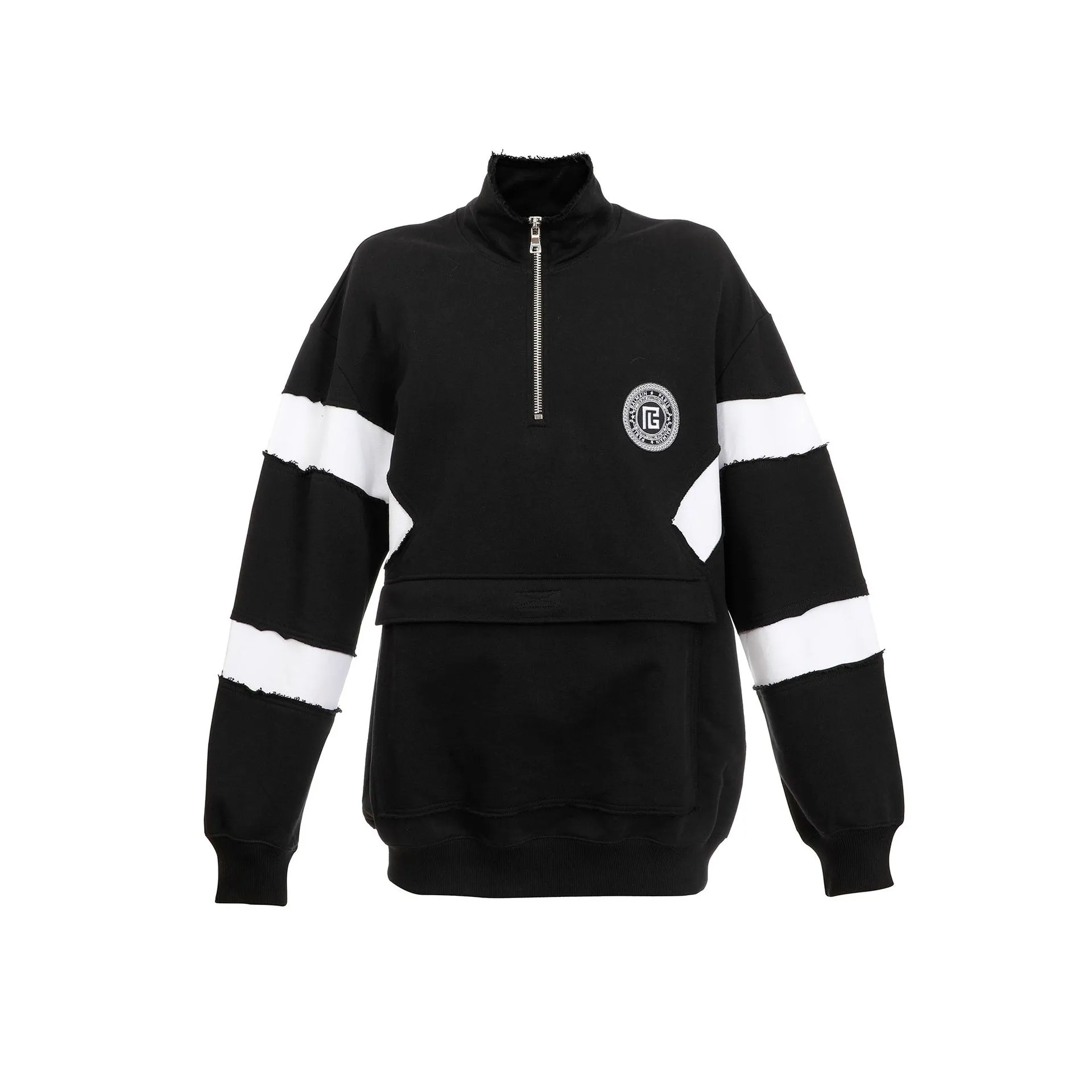 Balmain Circle Logo Cotton Sweatshirt sold by Siebentaschen product image thumbnail 5