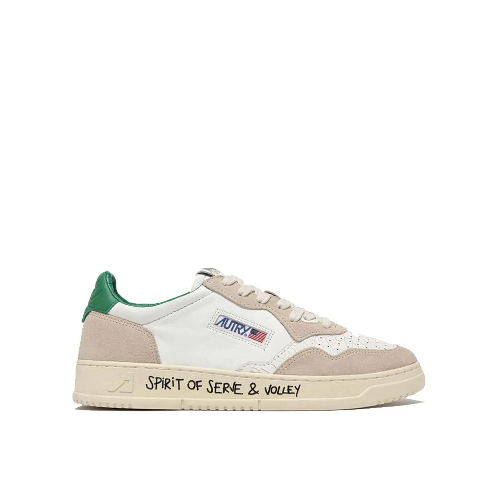 Autry Medalist Leather Sneakers sold by Siebentaschen
