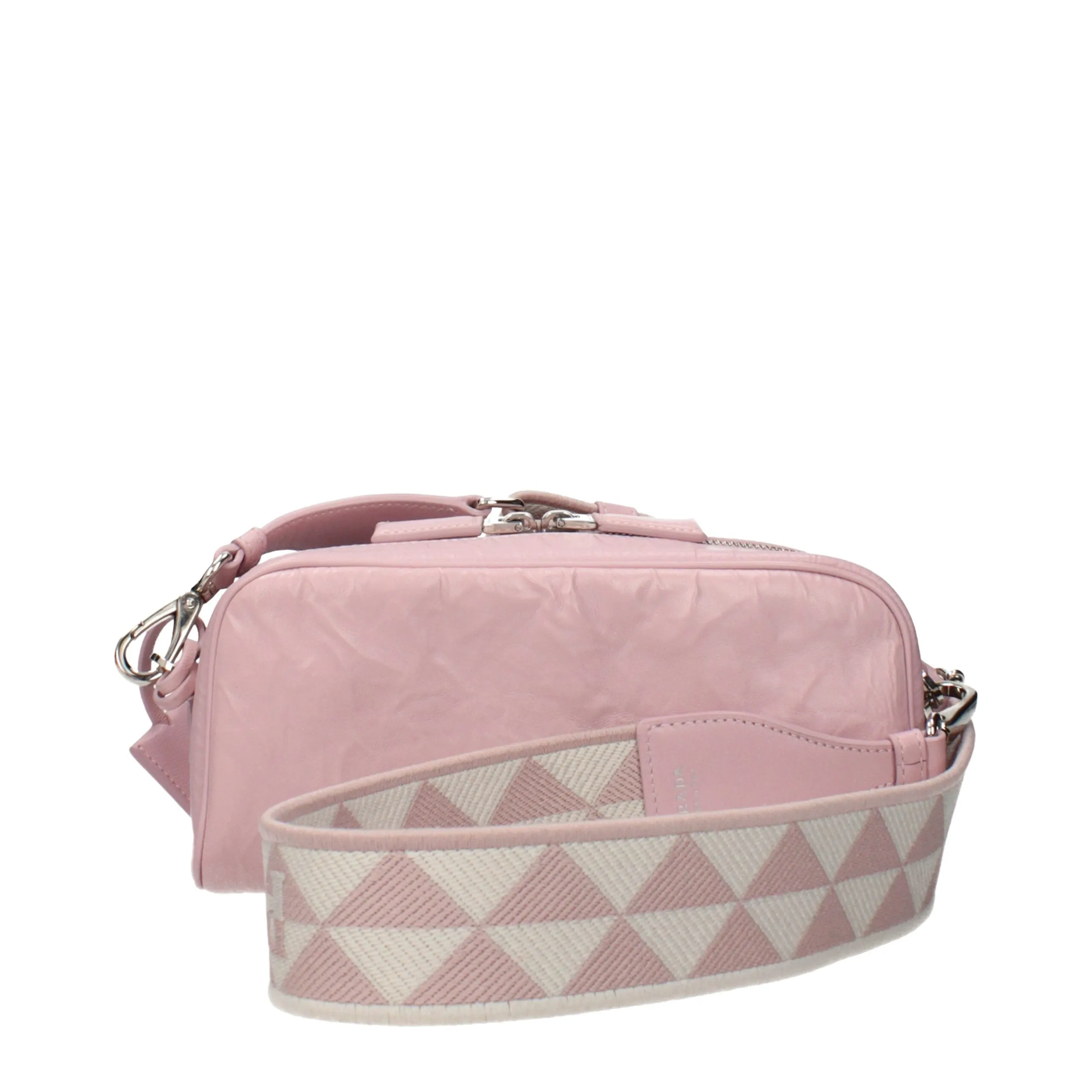 Prada Pink Leather Crossbody Bag sold by Siebentaschen product image thumbnail 3