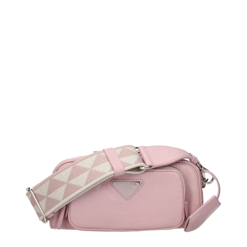 Prada Pink Leather Crossbody Bag sold by Siebentaschen