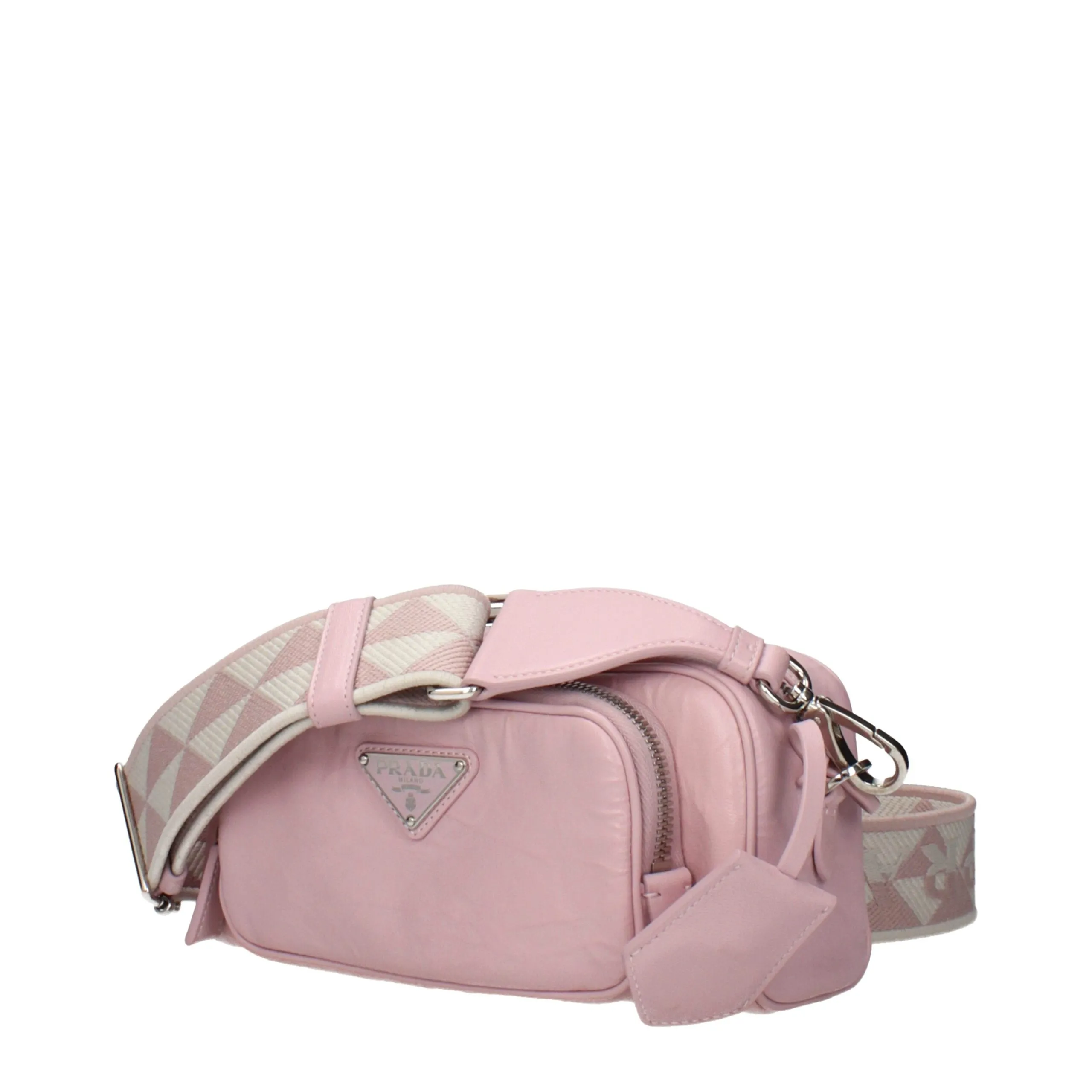 Prada Pink Leather Crossbody Bag sold by Siebentaschen product image thumbnail 2