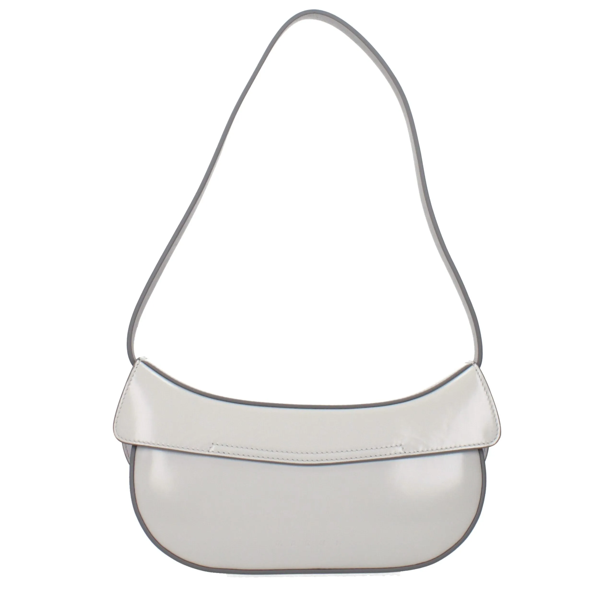 Marni Gray Leather Shoulder Bag sold by Siebentaschen product image thumbnail 3