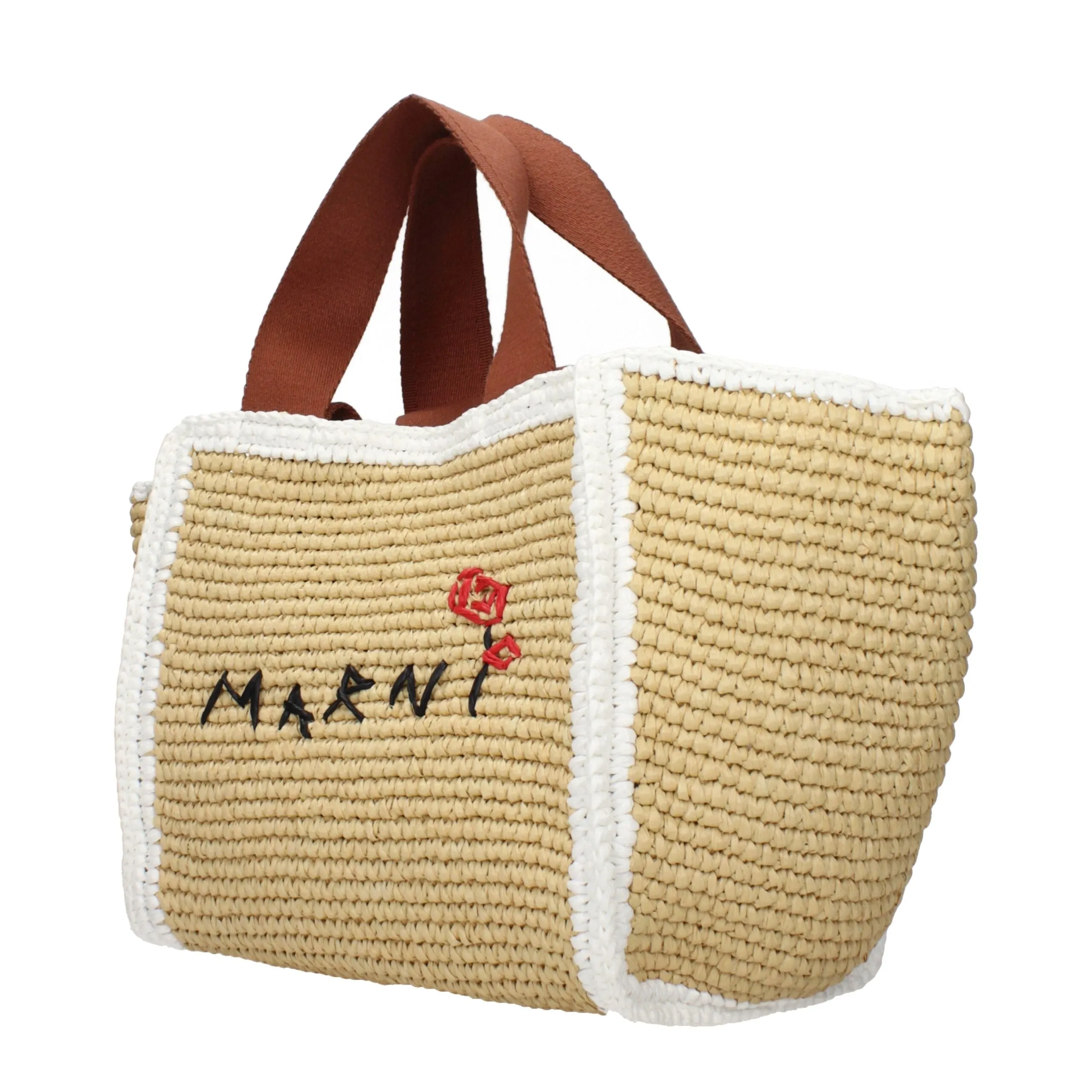 Marni Beige Raffia Handbag sold by Siebentaschen product image thumbnail 2