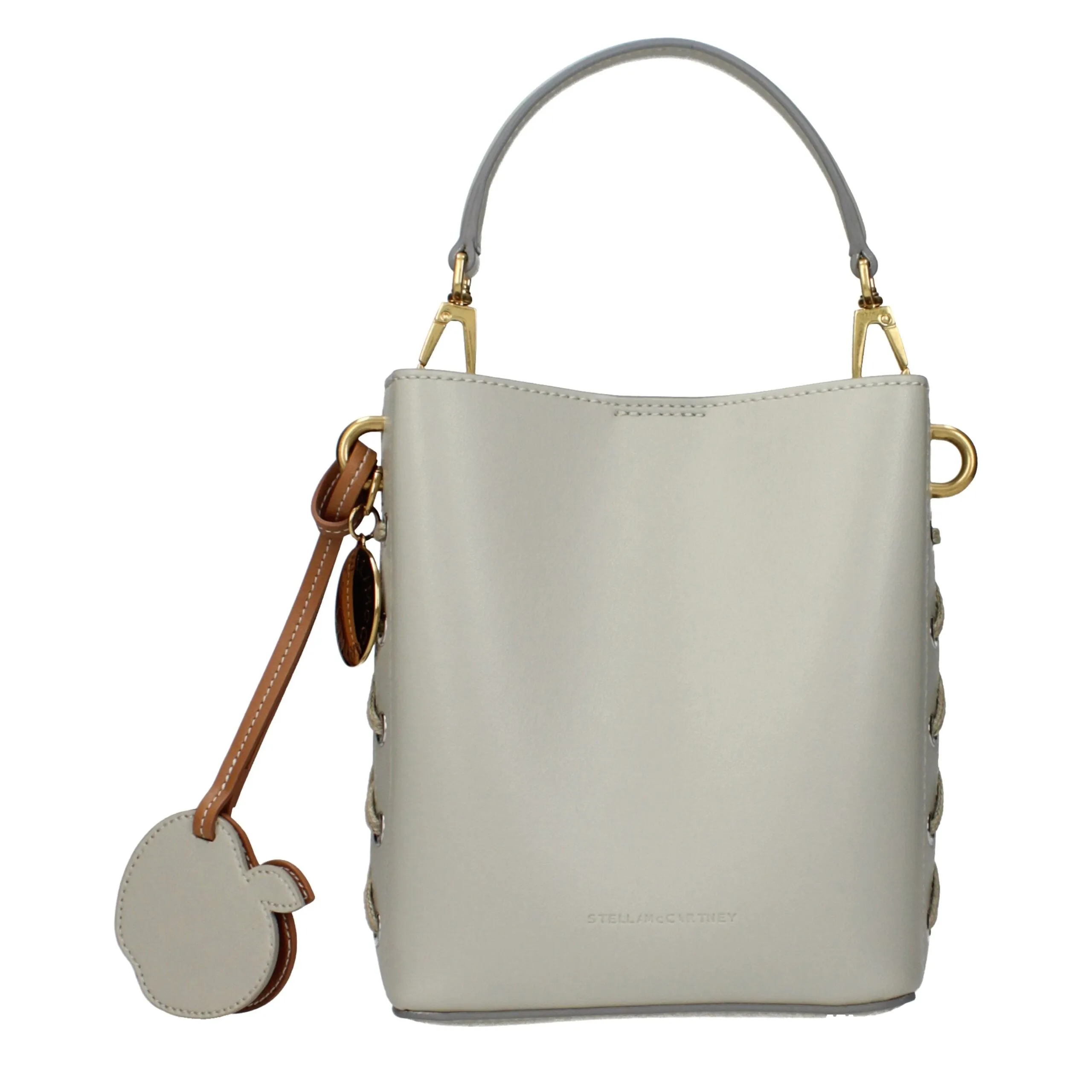 Stella McCartney Gray Leather Handbag sold by Siebentaschen