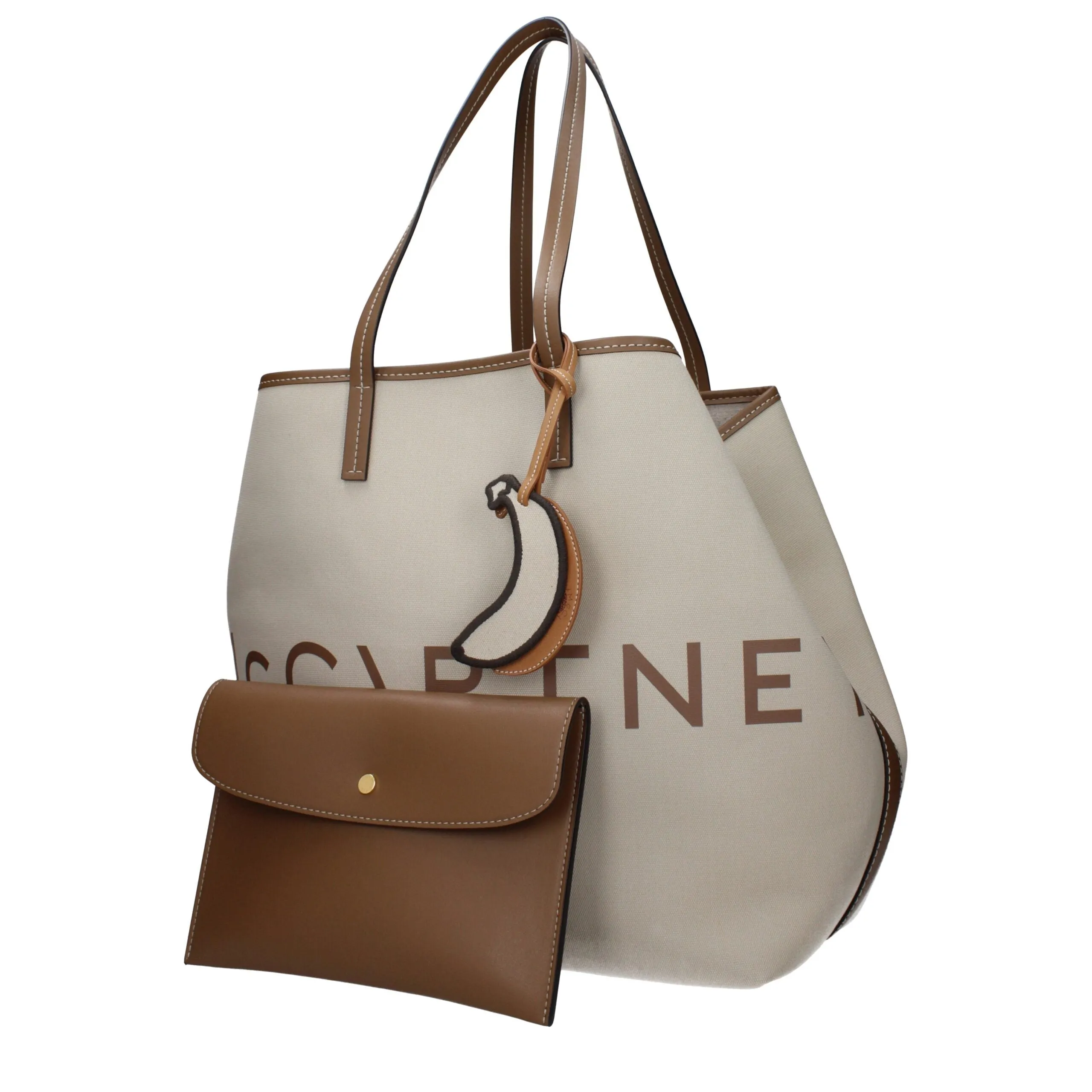 Stella McCartney Beige Fabric Shoulder Bag sold by Siebentaschen product image thumbnail 2