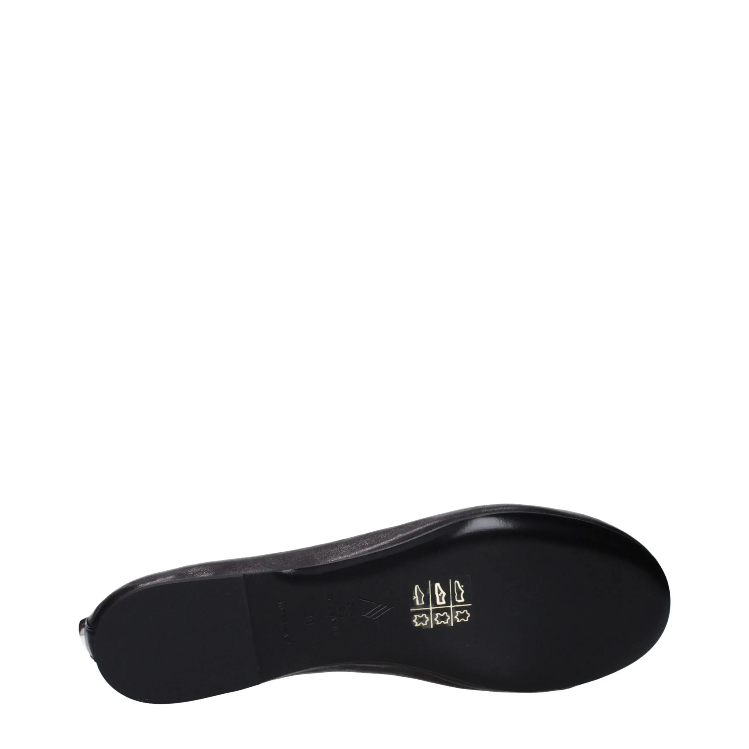 The Attico Black Leather Ballet Flats sold by Siebentaschen product image thumbnail 5