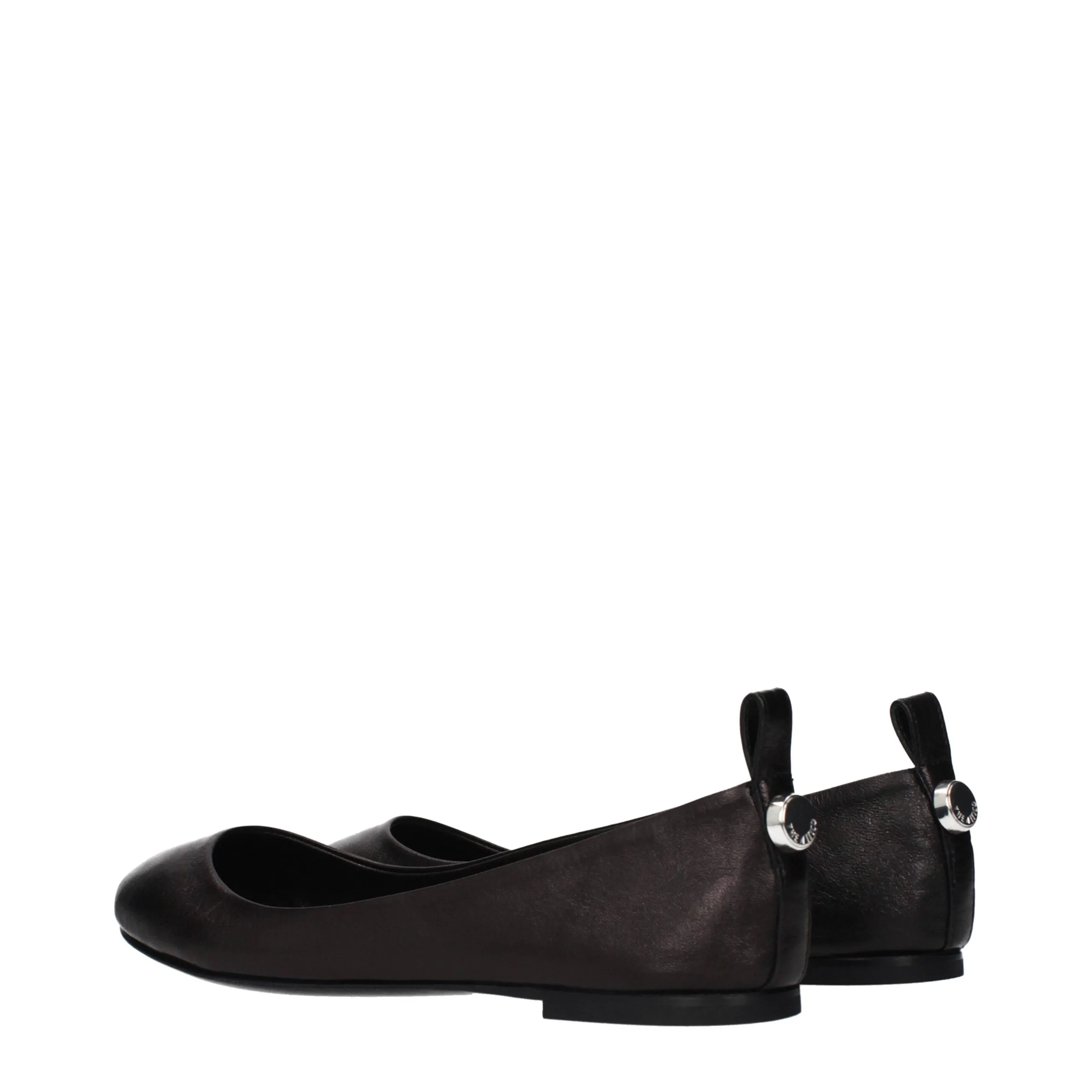 The Attico Black Leather Ballet Flats sold by Siebentaschen product image thumbnail 4