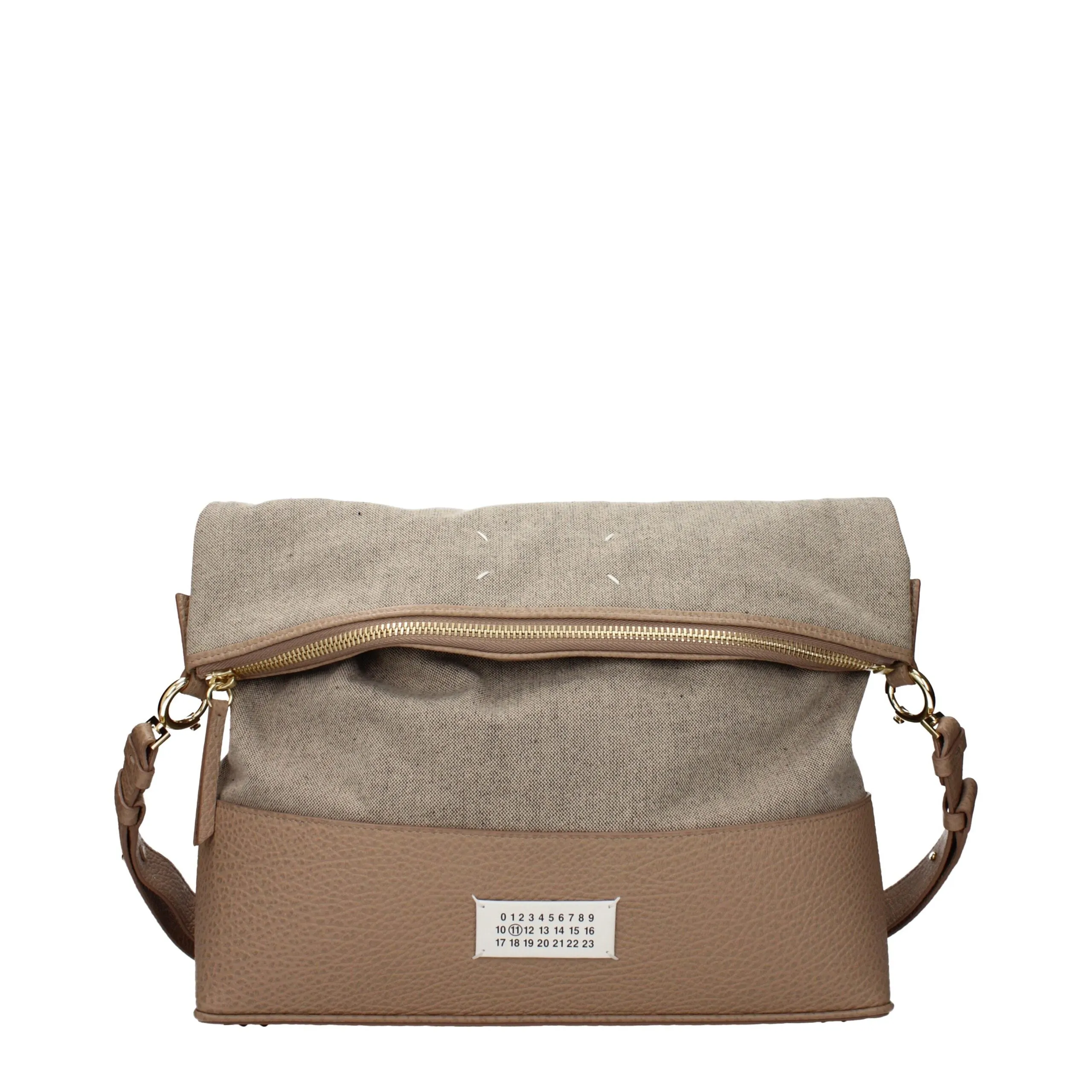 Maison Margiela Beige Fabric Shoulder Bag sold by Siebentaschen