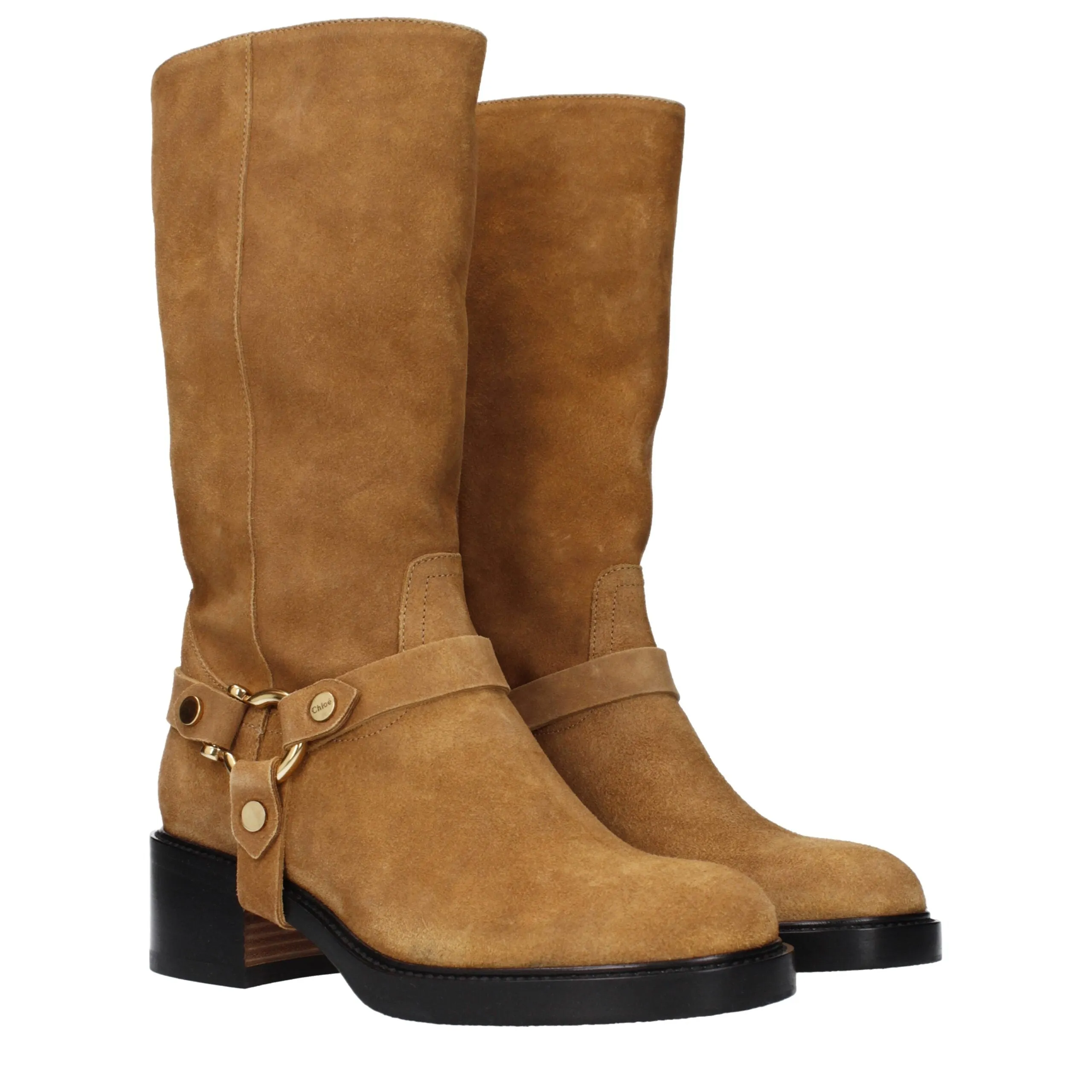 Chloé Brown Leather Ankle Boots sold by Siebentaschen product image thumbnail 2