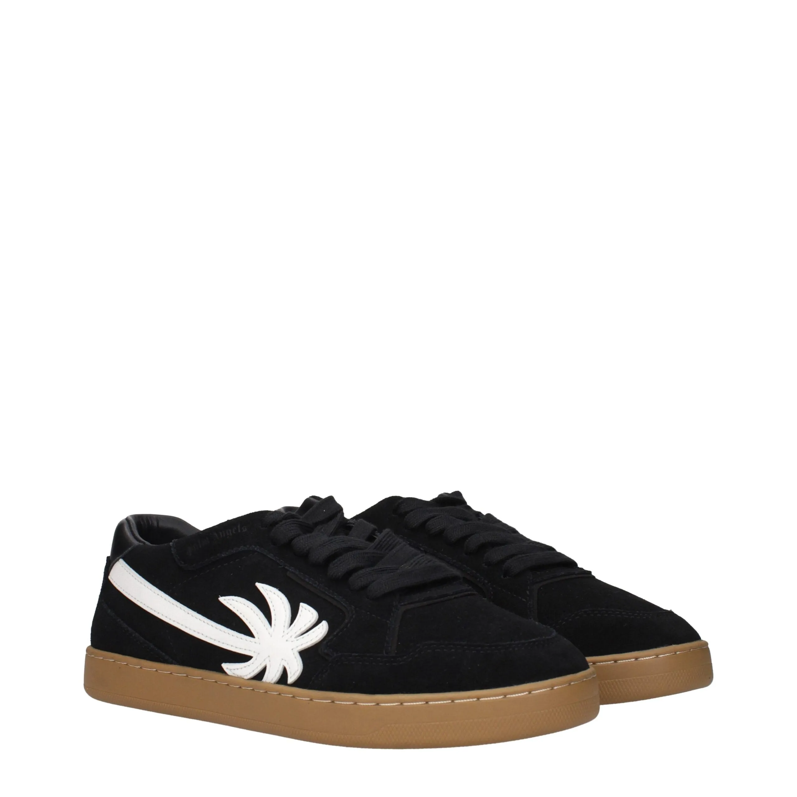Palm Angels Black Leather Low Top Sneakers sold by Siebentaschen product image thumbnail 2