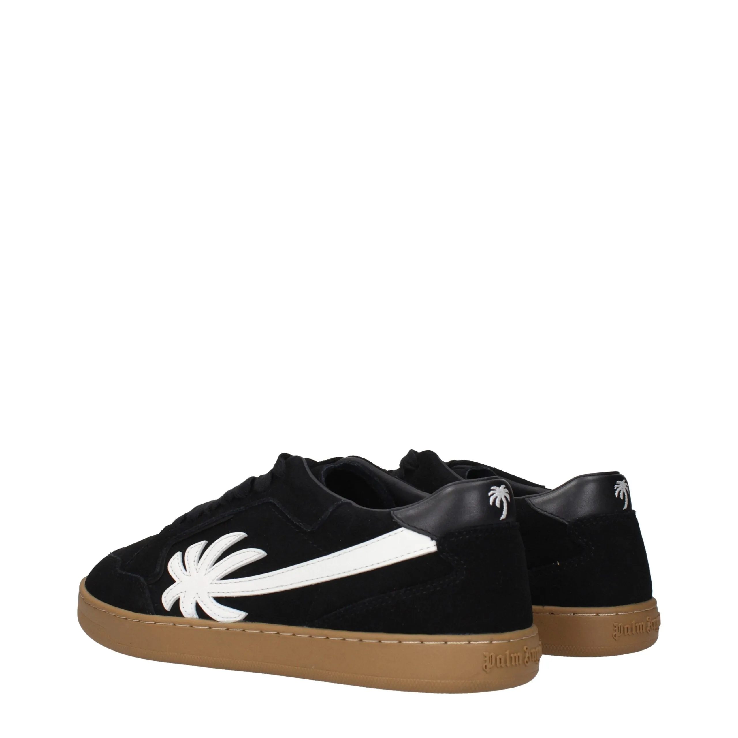 Palm Angels Black Leather Low Top Sneakers sold by Siebentaschen product image thumbnail 4