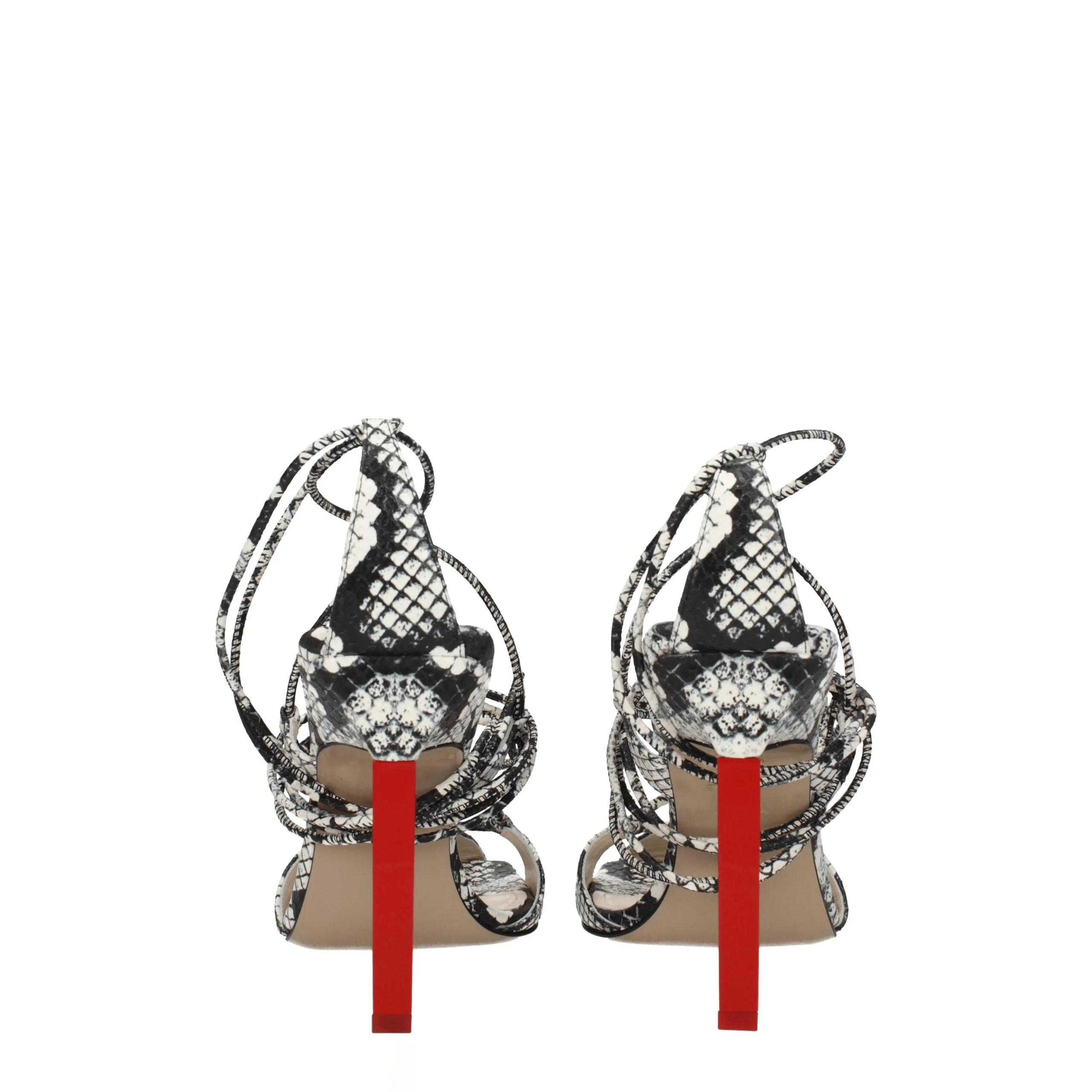 The Attico White Leather Stiletto Heel Sandals sold by Siebentaschen product image thumbnail 5