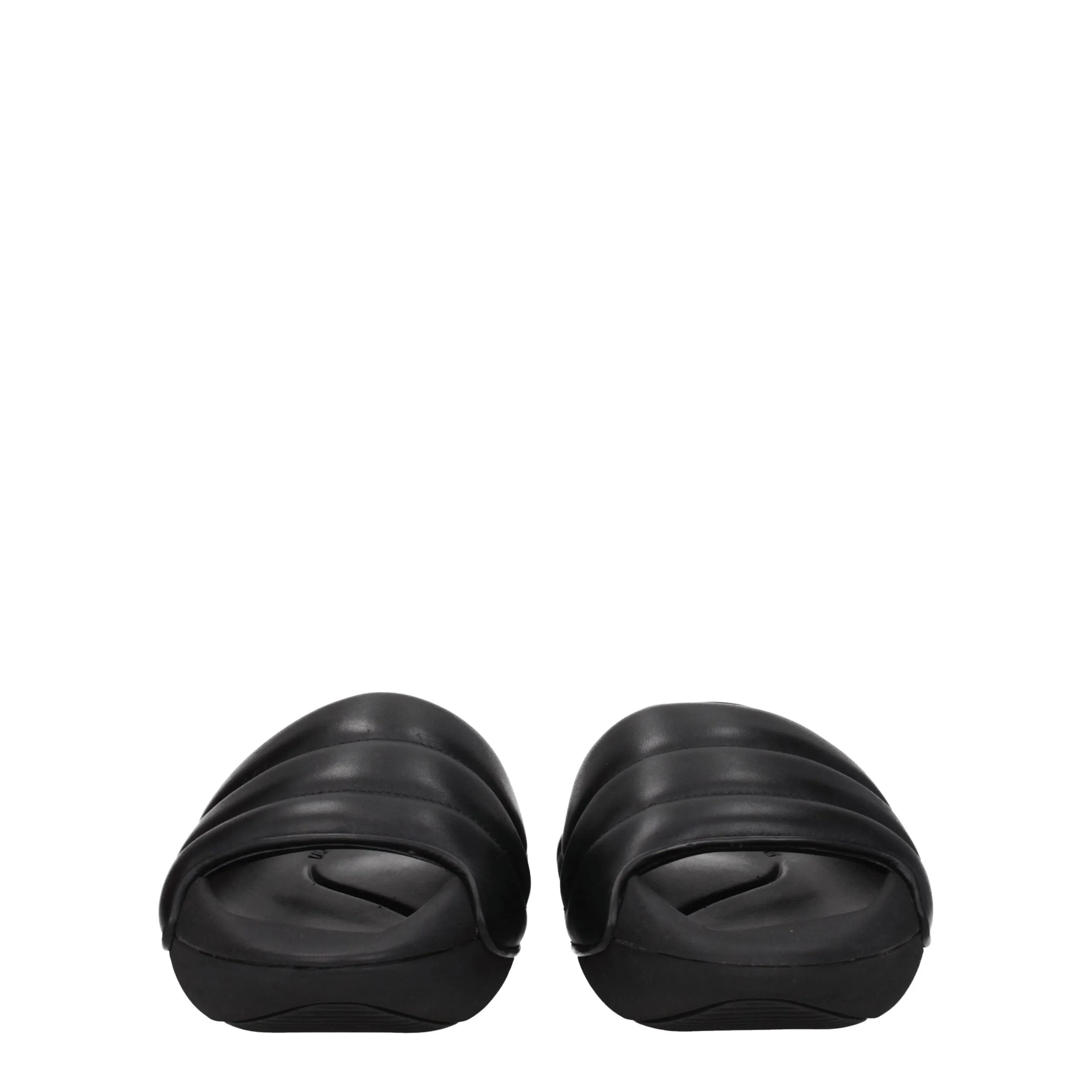Balmain Black Leather Slippers sold by Siebentaschen product image thumbnail 3