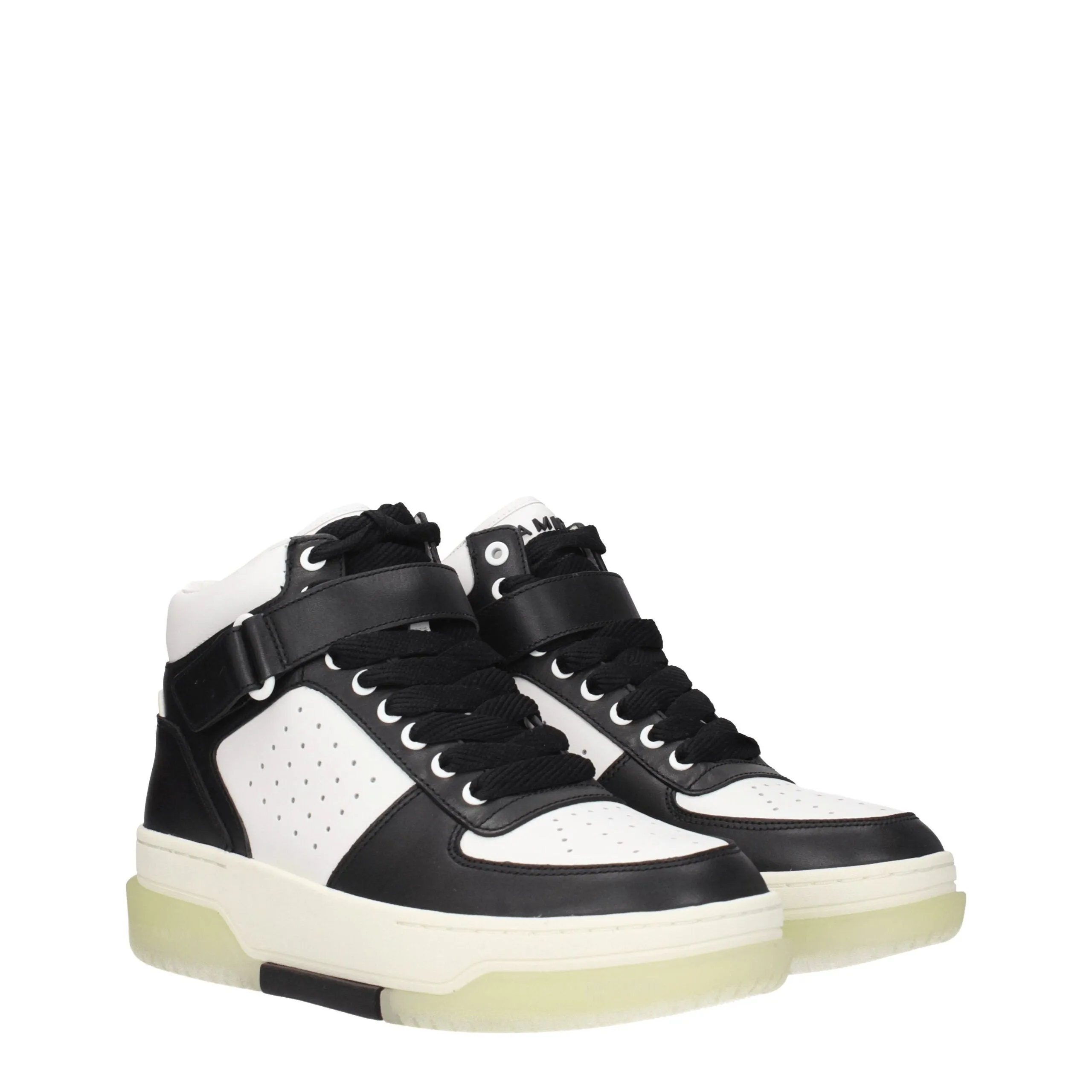 Amiri Black Leather High Top Sneakers sold by Siebentaschen product image thumbnail 2