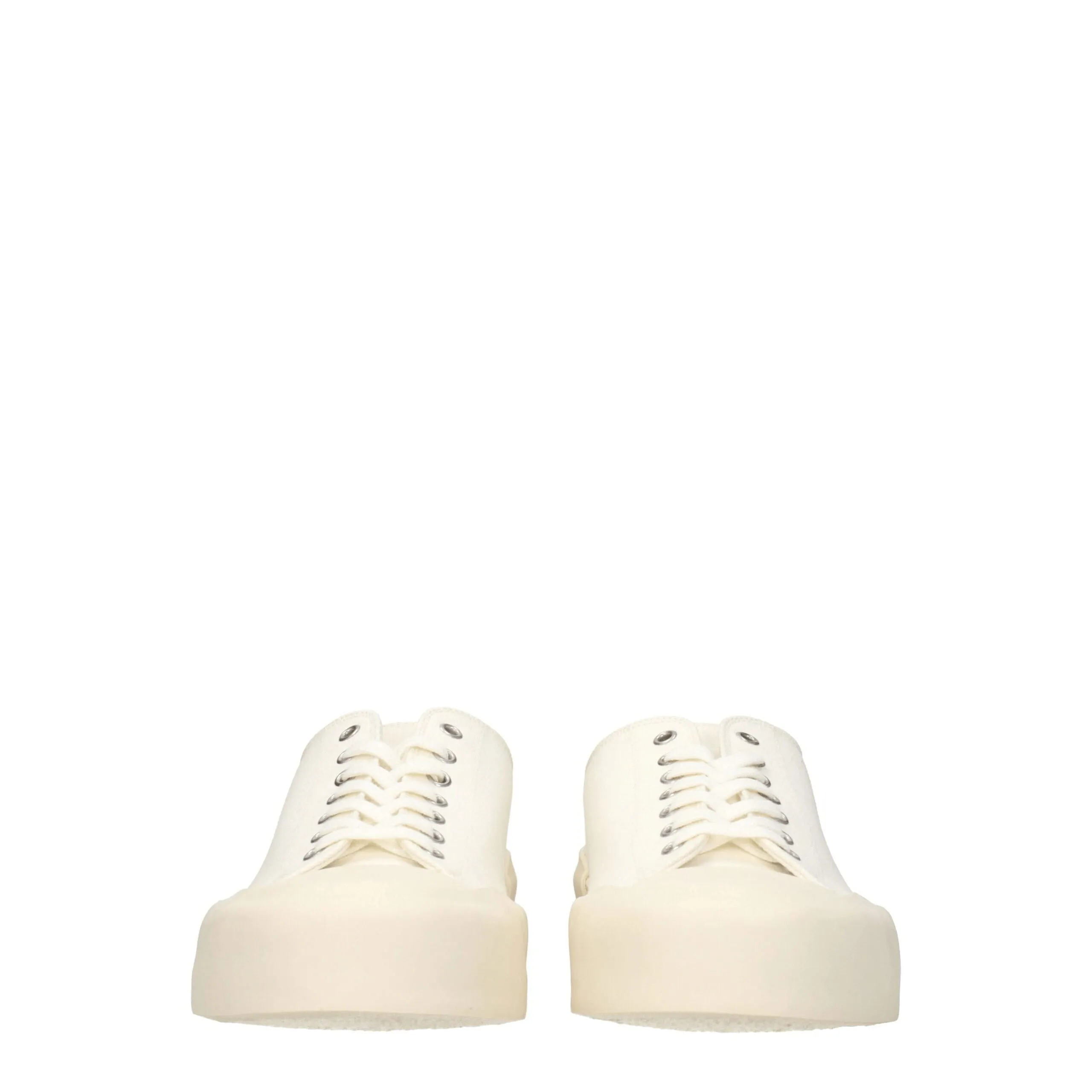 Jil Sander Beige Fabric Low Top Sneakers sold by Siebentaschen product image thumbnail 3