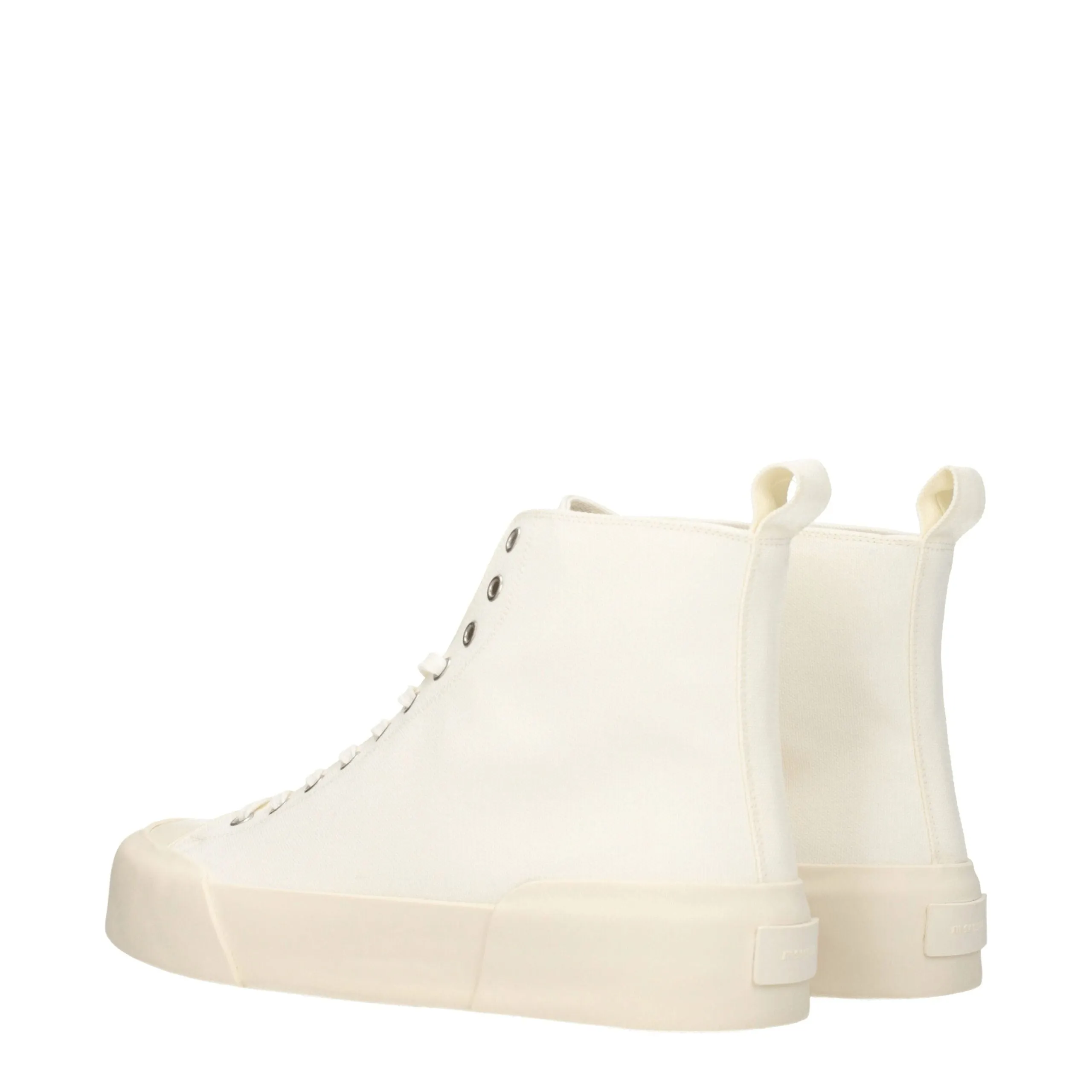 Jil Sander Beige Fabric High Top Sneakers sold by Siebentaschen product image thumbnail 4