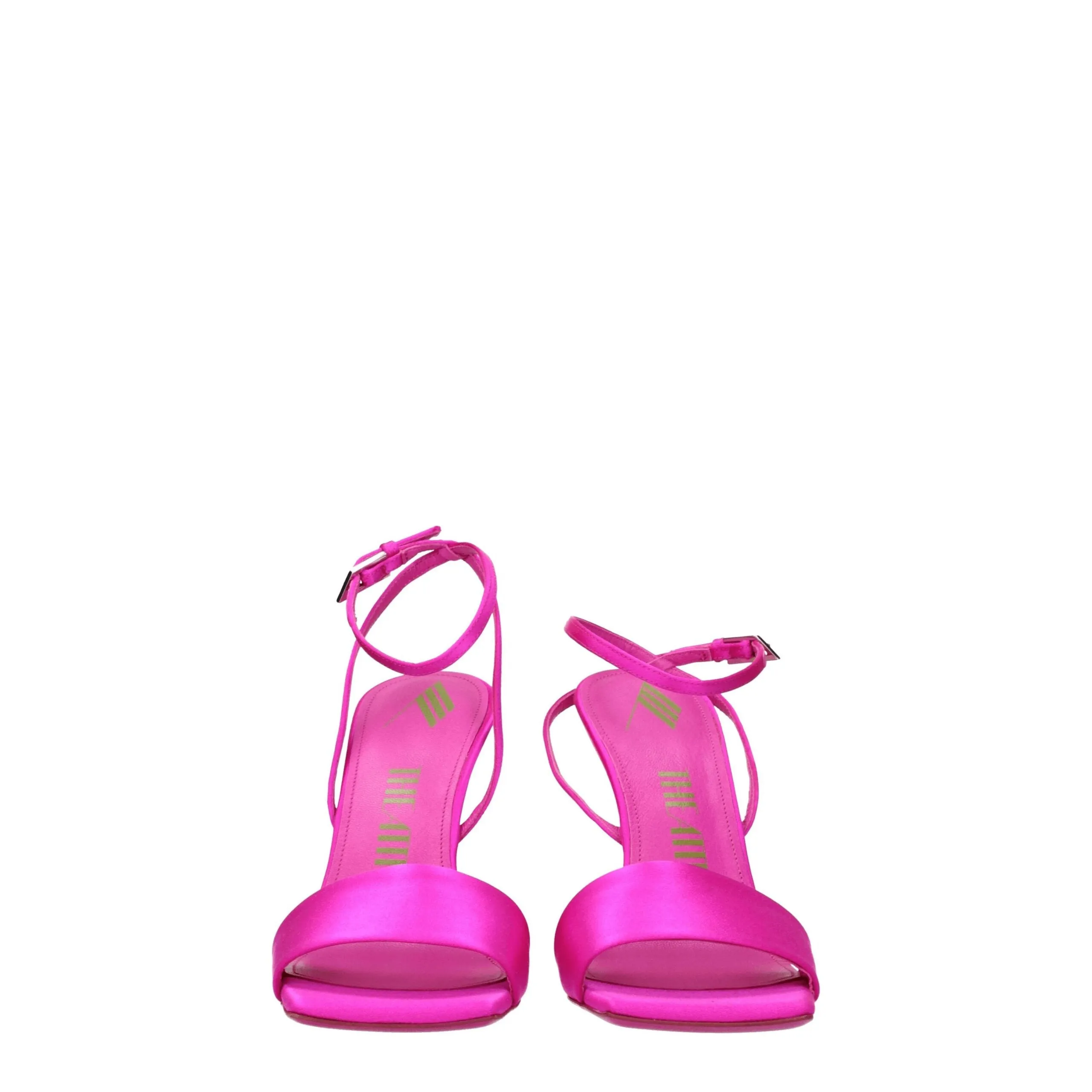 The Attico Pink Satin Platform Sandals sold by Siebentaschen product image thumbnail 3