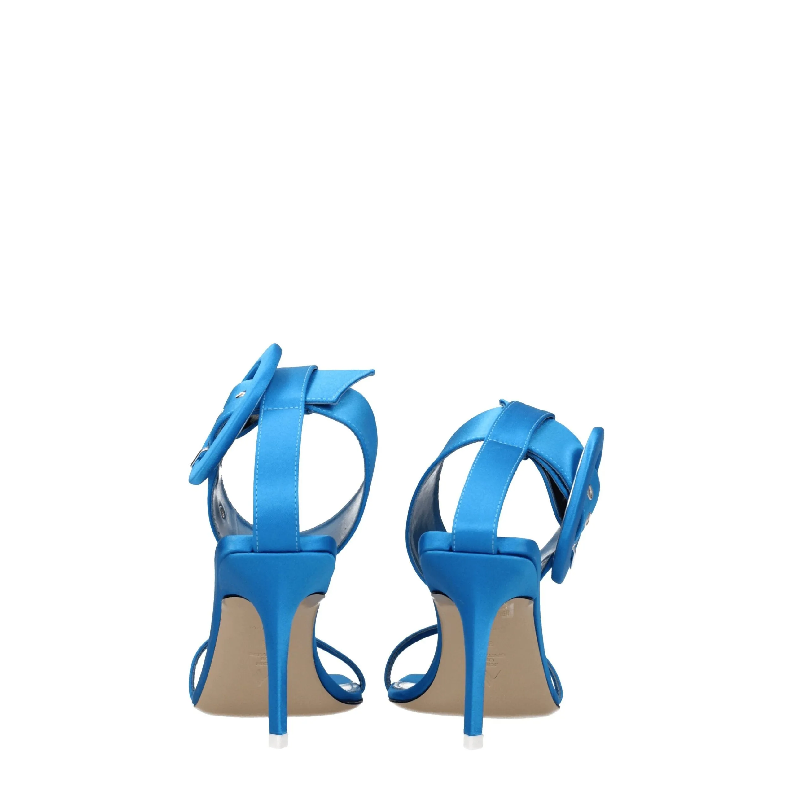 The Attico Light Blue Satin Stiletto Heel Sandals sold by Siebentaschen product image thumbnail 5
