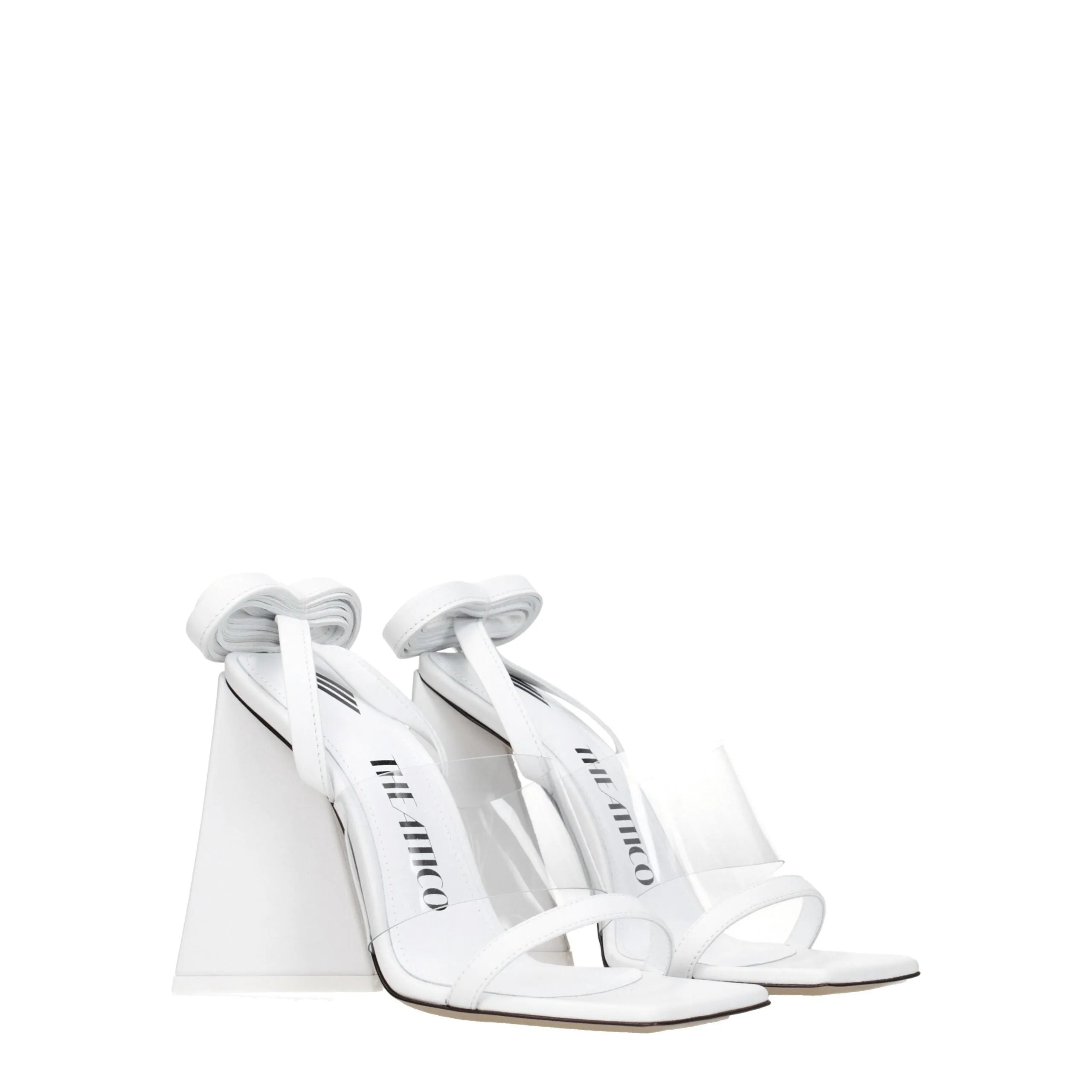 The Attico White Leather Stiletto Heel Sandals sold by Siebentaschen product image thumbnail 2