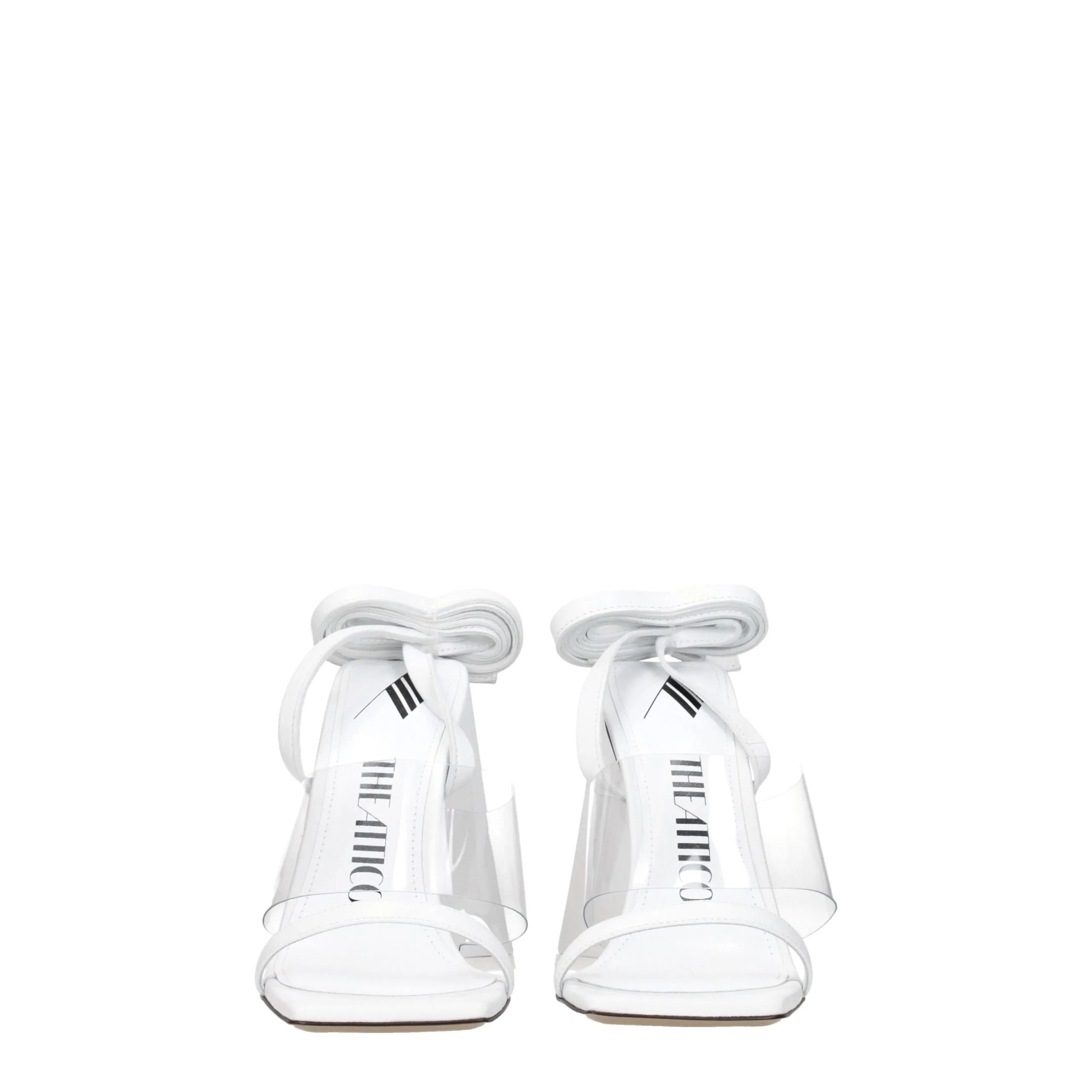 The Attico White Leather Stiletto Heel Sandals sold by Siebentaschen product image thumbnail 3