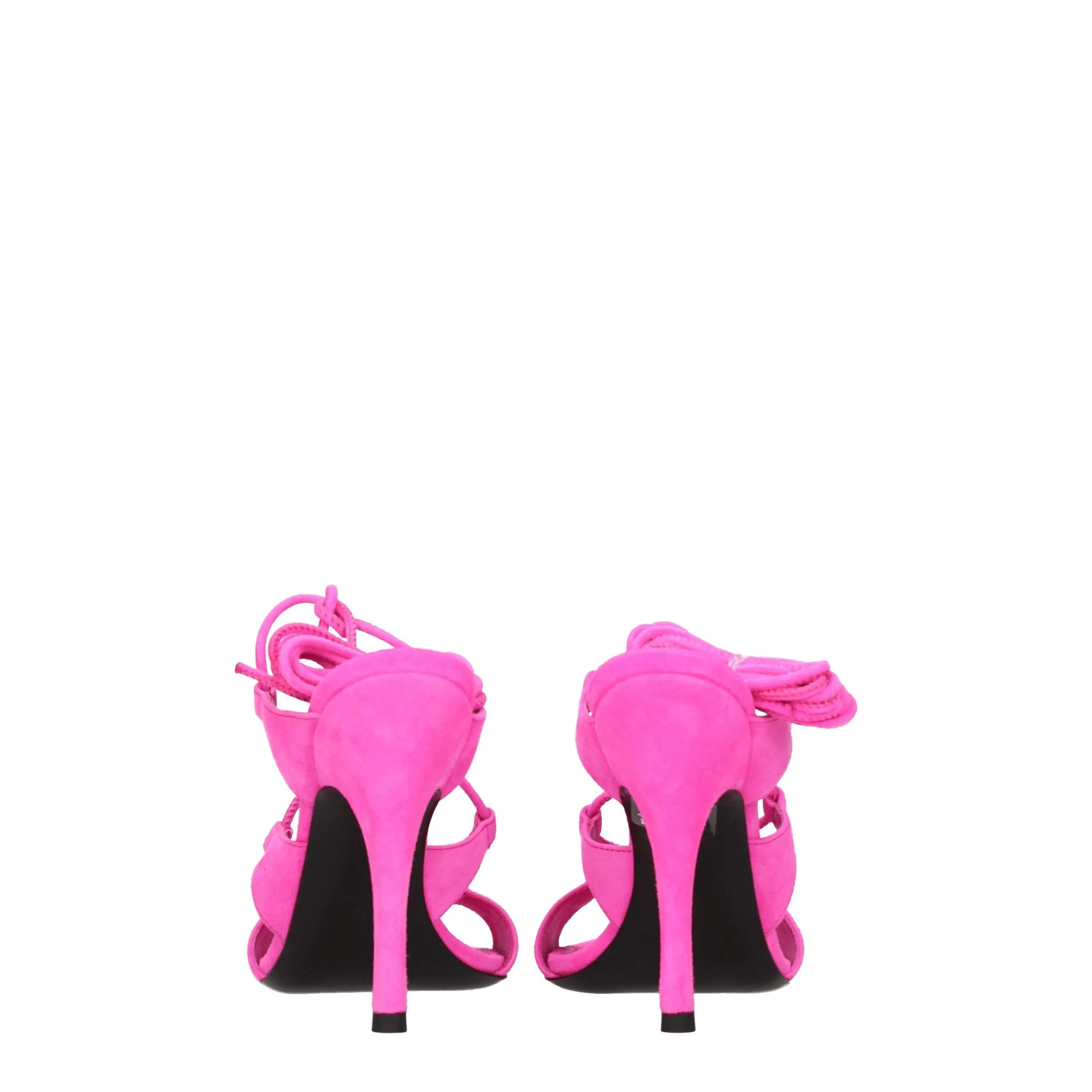 The Attico Pink Leather Stiletto Heel Sandals sold by Siebentaschen product image thumbnail 5
