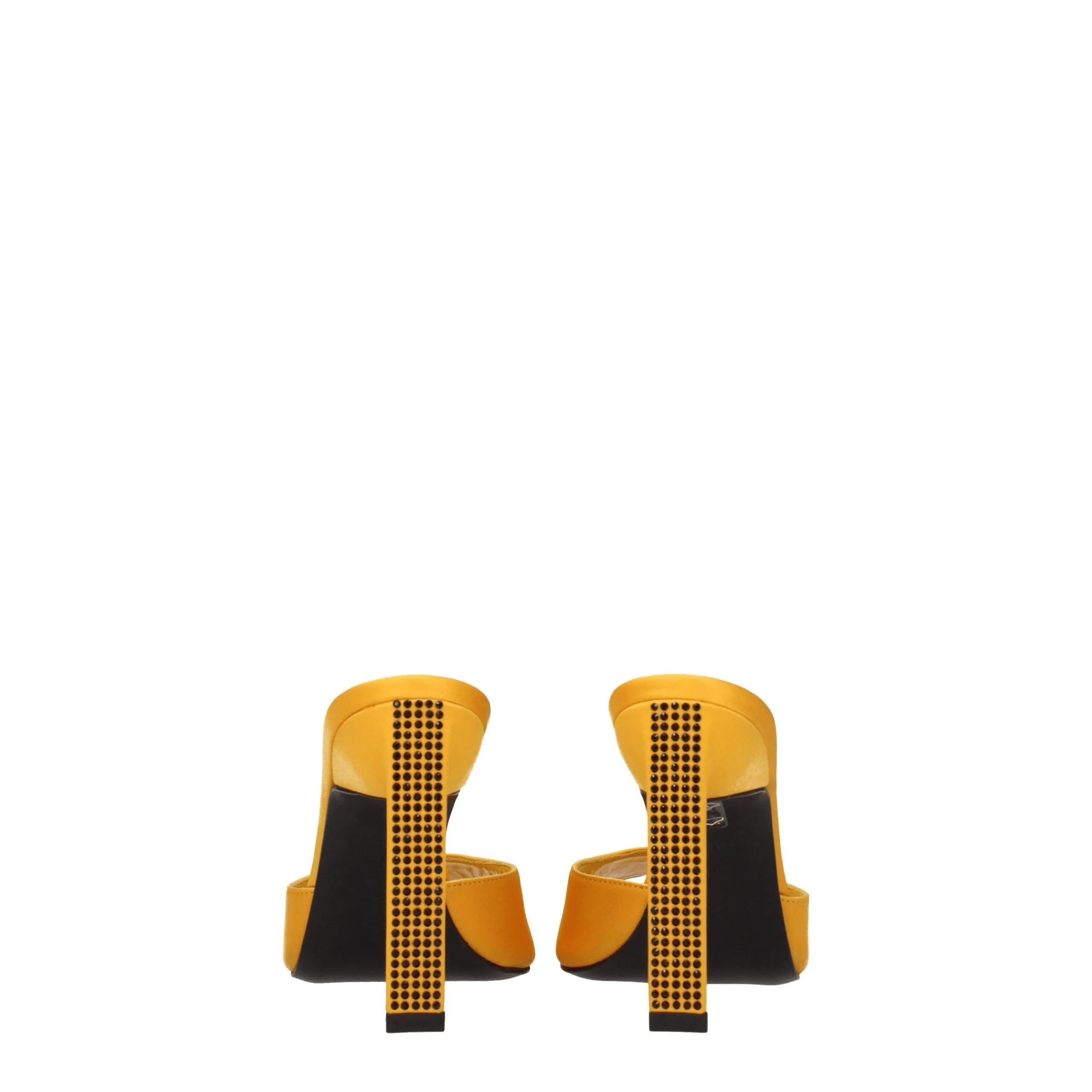 The Attico Orange Satin Stiletto Heel Sandals sold by Siebentaschen product image thumbnail 5