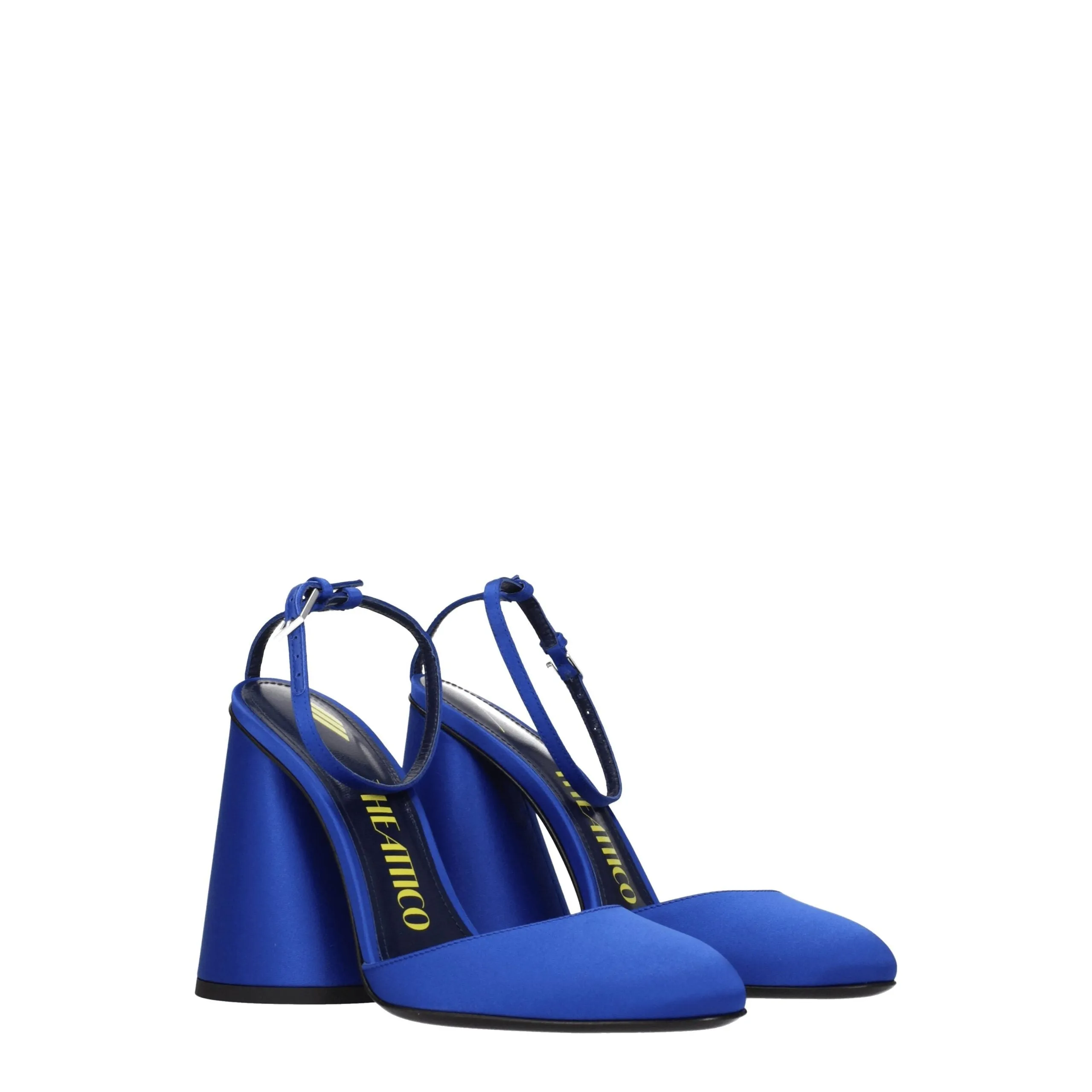 The Attico Blue Satin Platform Sandals sold by Siebentaschen product image thumbnail 2